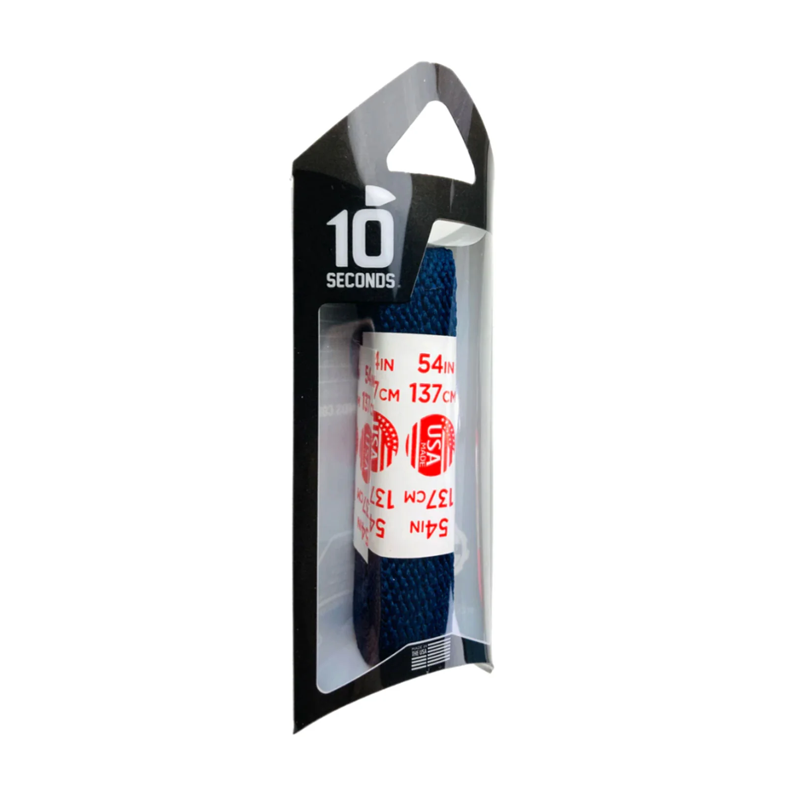 10 Seconds Athletic Flat Tubular Shoelace - Navy
