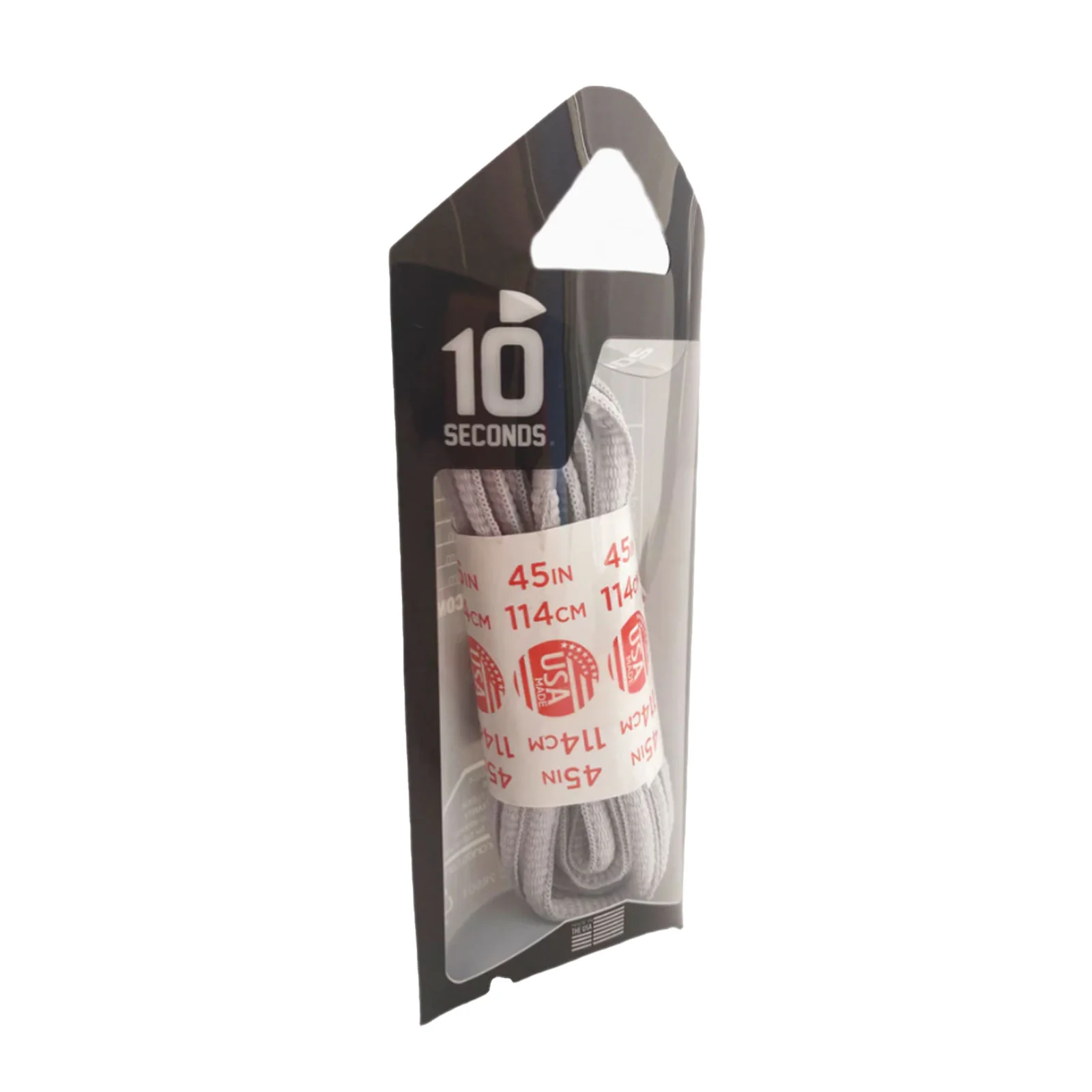 10 Seconds Athletic Oval Shoelace - Classic Grey