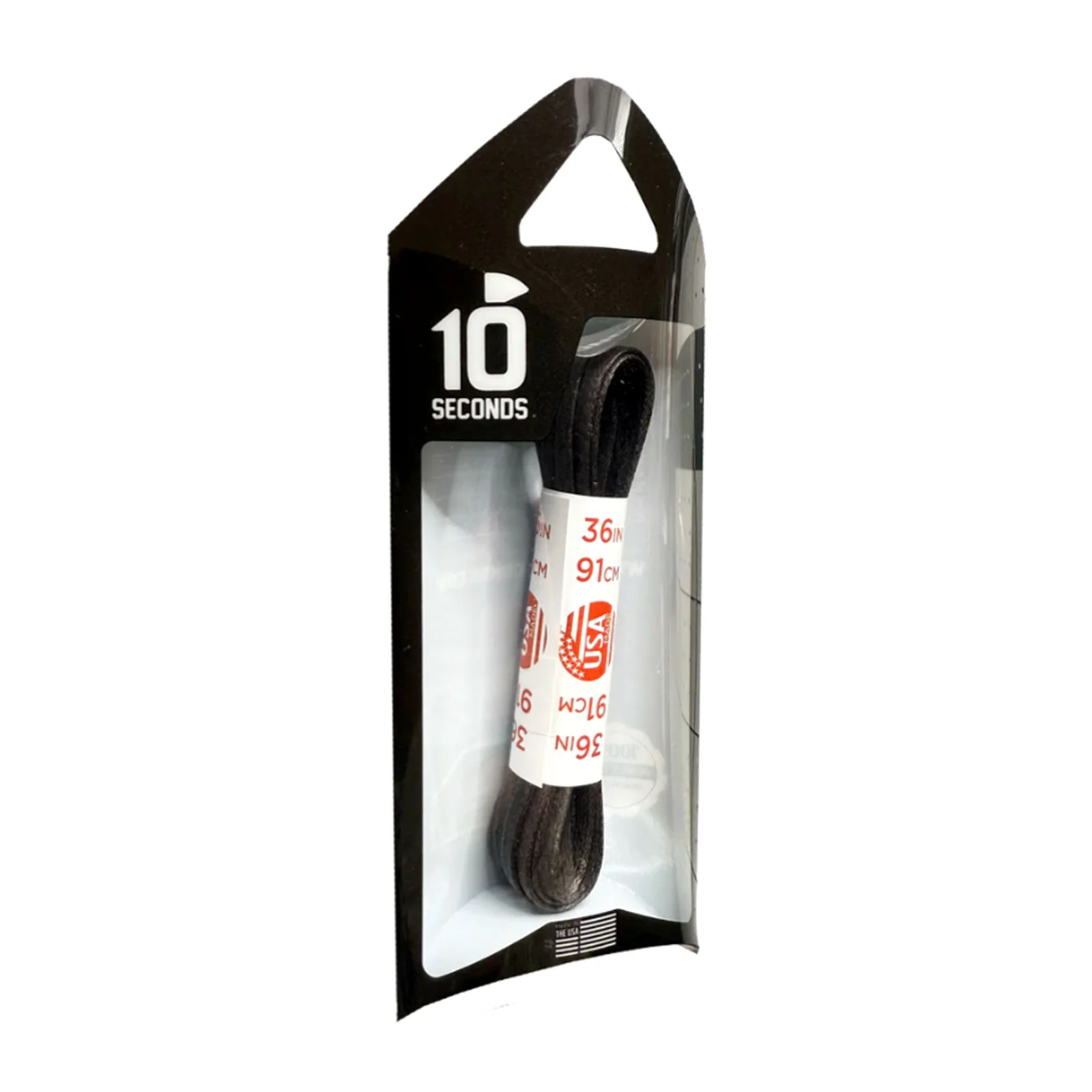 10 Seconds Small Flat Glazed Dress Shoelace - Brown