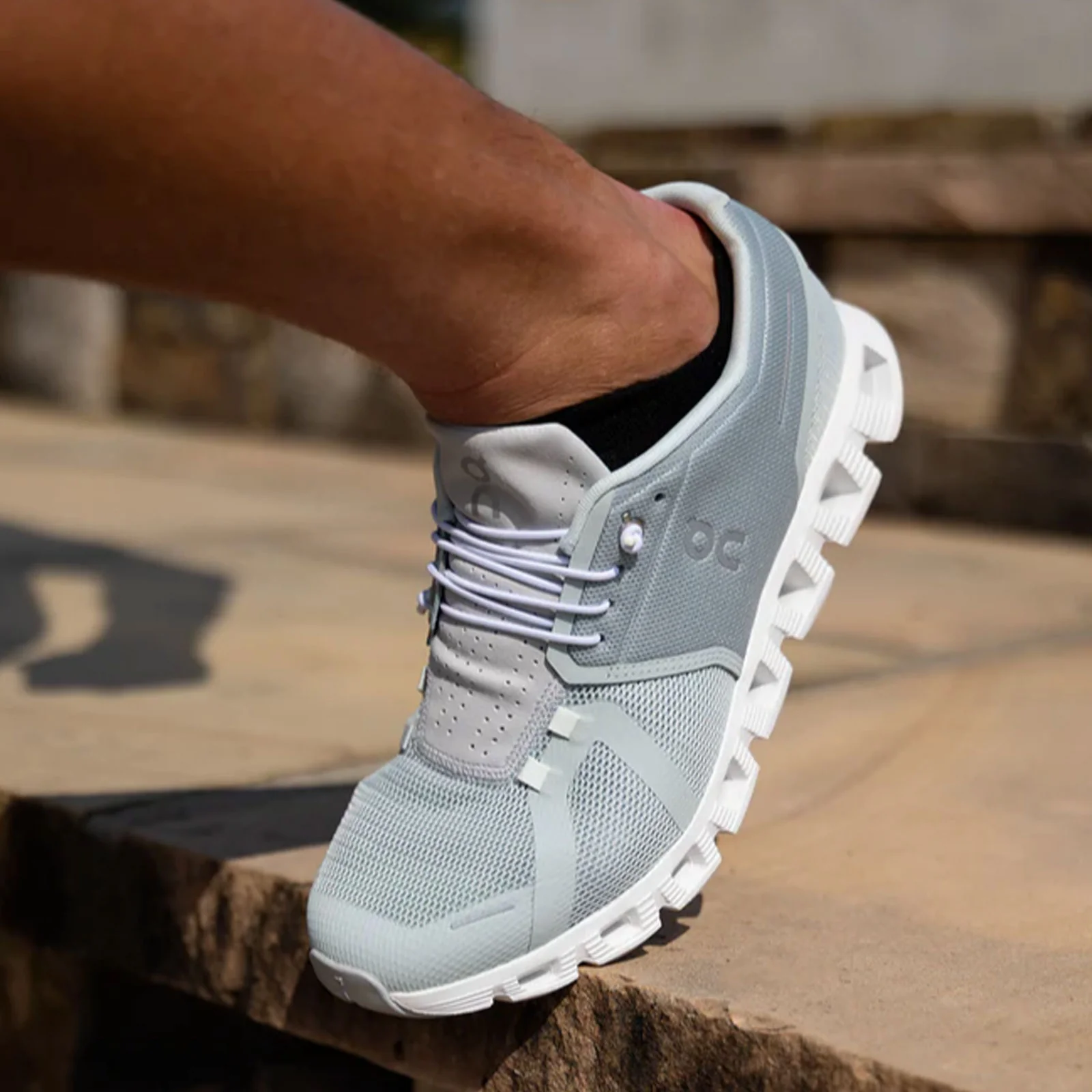 10 Seconds Multisport Stretch-On Shoelace - Grey - Image 2