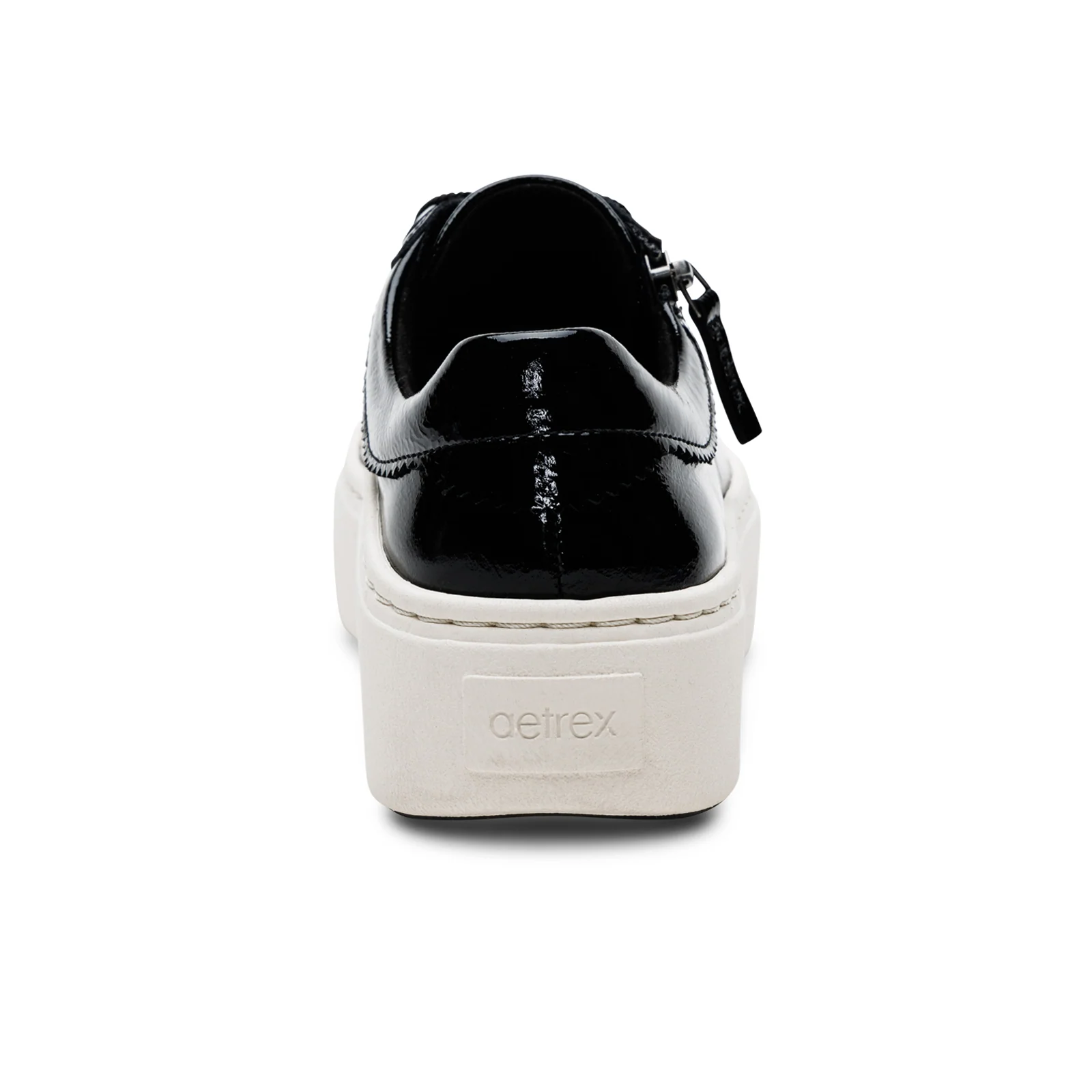 Aetrex Aubrey Sneaker (Women) - Black Patent - Image 4