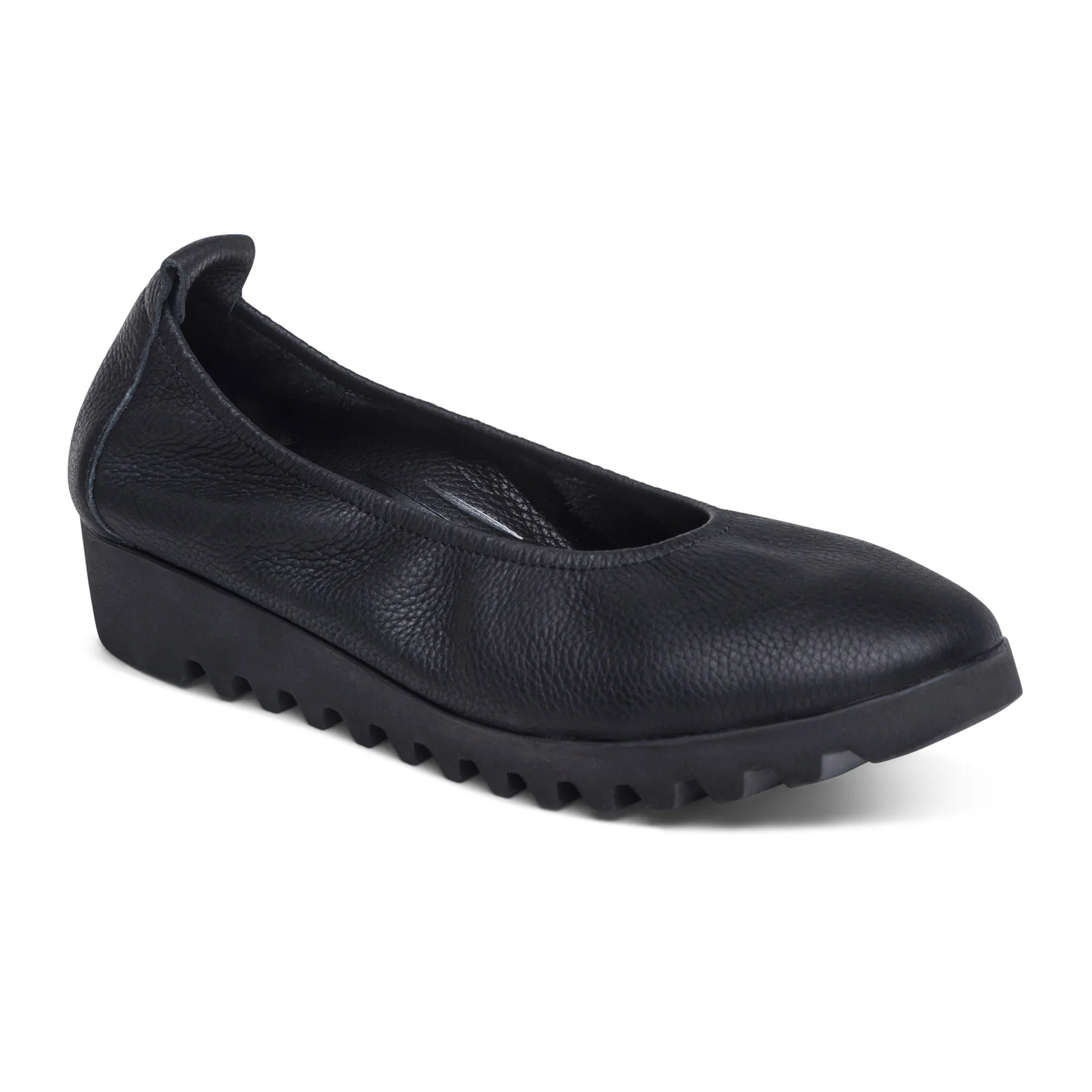 Aetrex Brianna Ballet Flat (Women) - Black - Image 5
