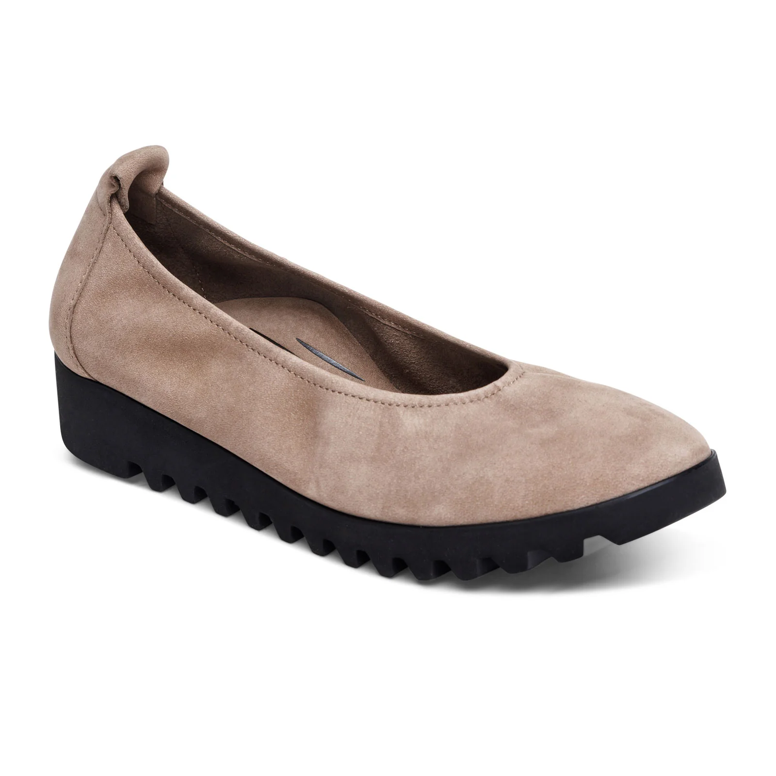 Aetrex Brianna Ballet Flat (Women) - Taupe - Image 3