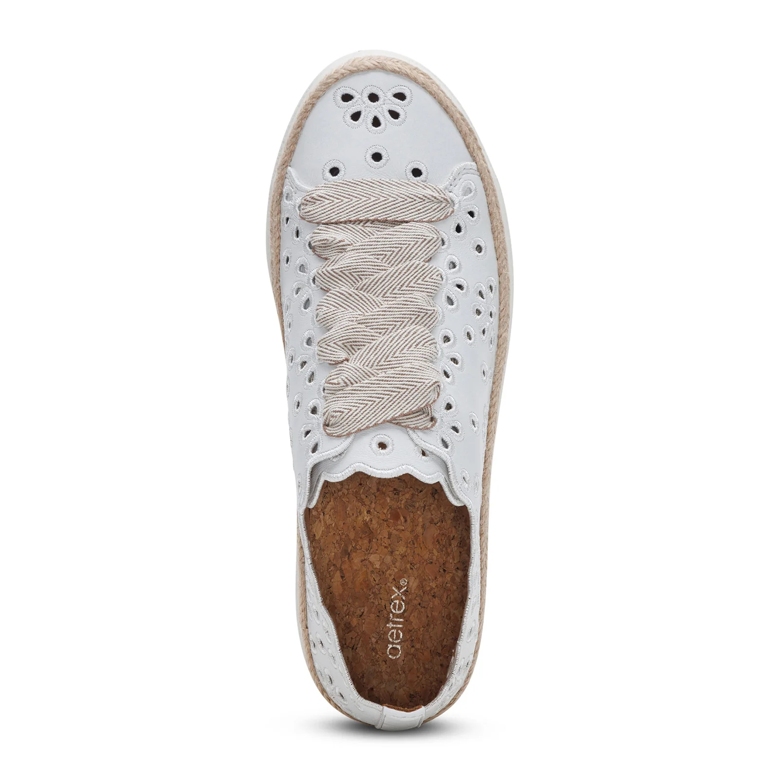 Aetrex Charlotte Sneaker (Women) - White - Image 4
