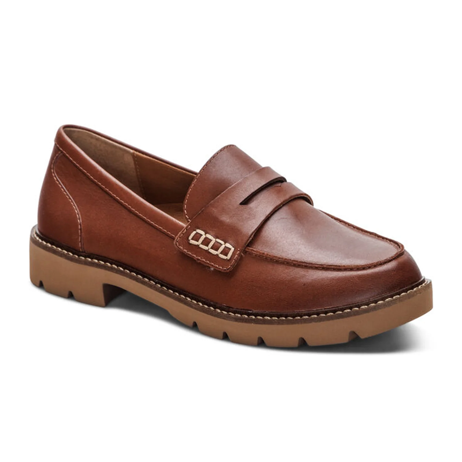 Aetrex Colette Loafer (Women) - Cognac - Image 3