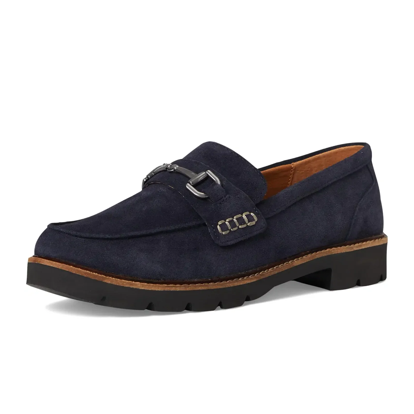 Aetrex Colette Loafer (Women) - Navy Suede - Image 2