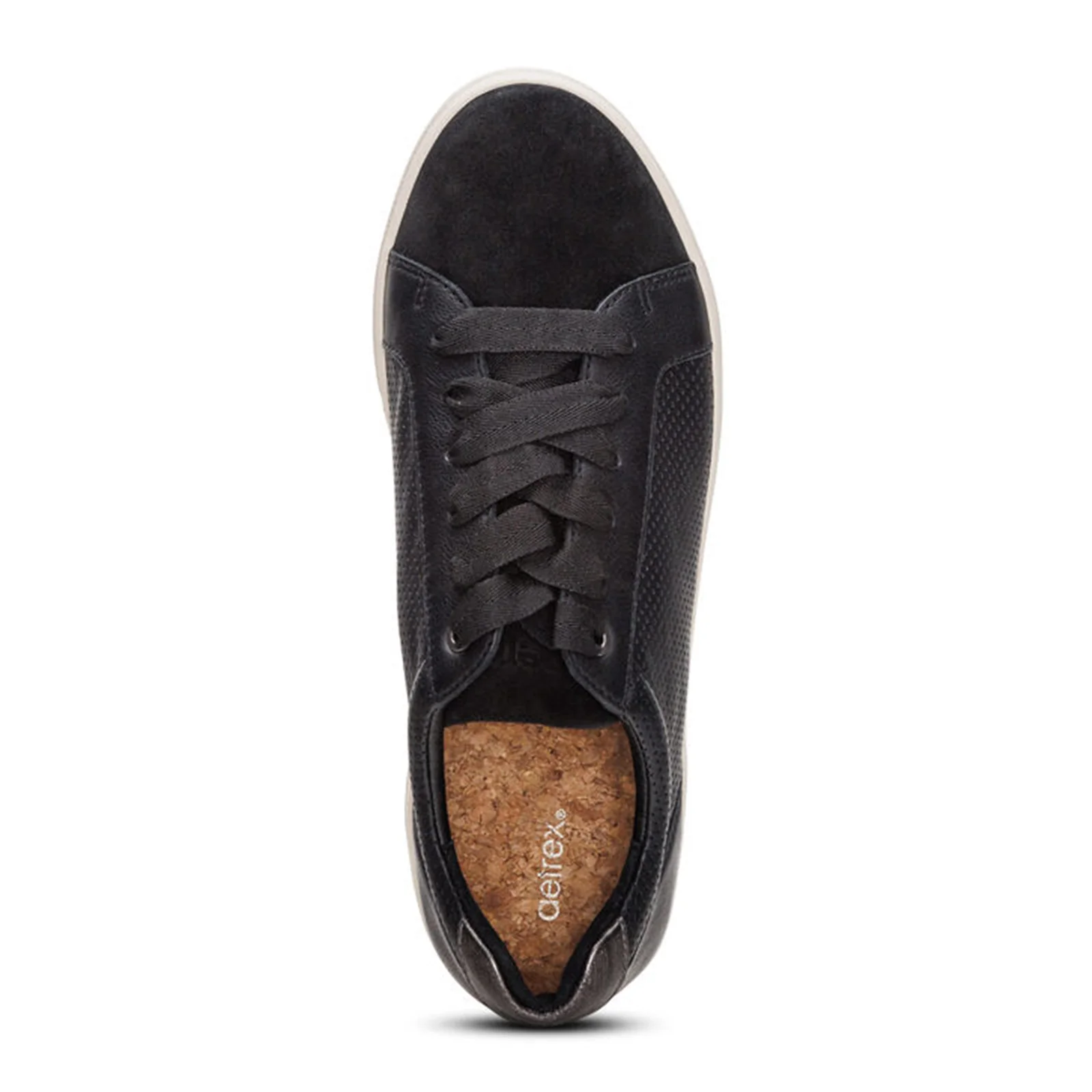 Aetrex Courtney Lace Up Sneaker (Women) - Black - Image 4