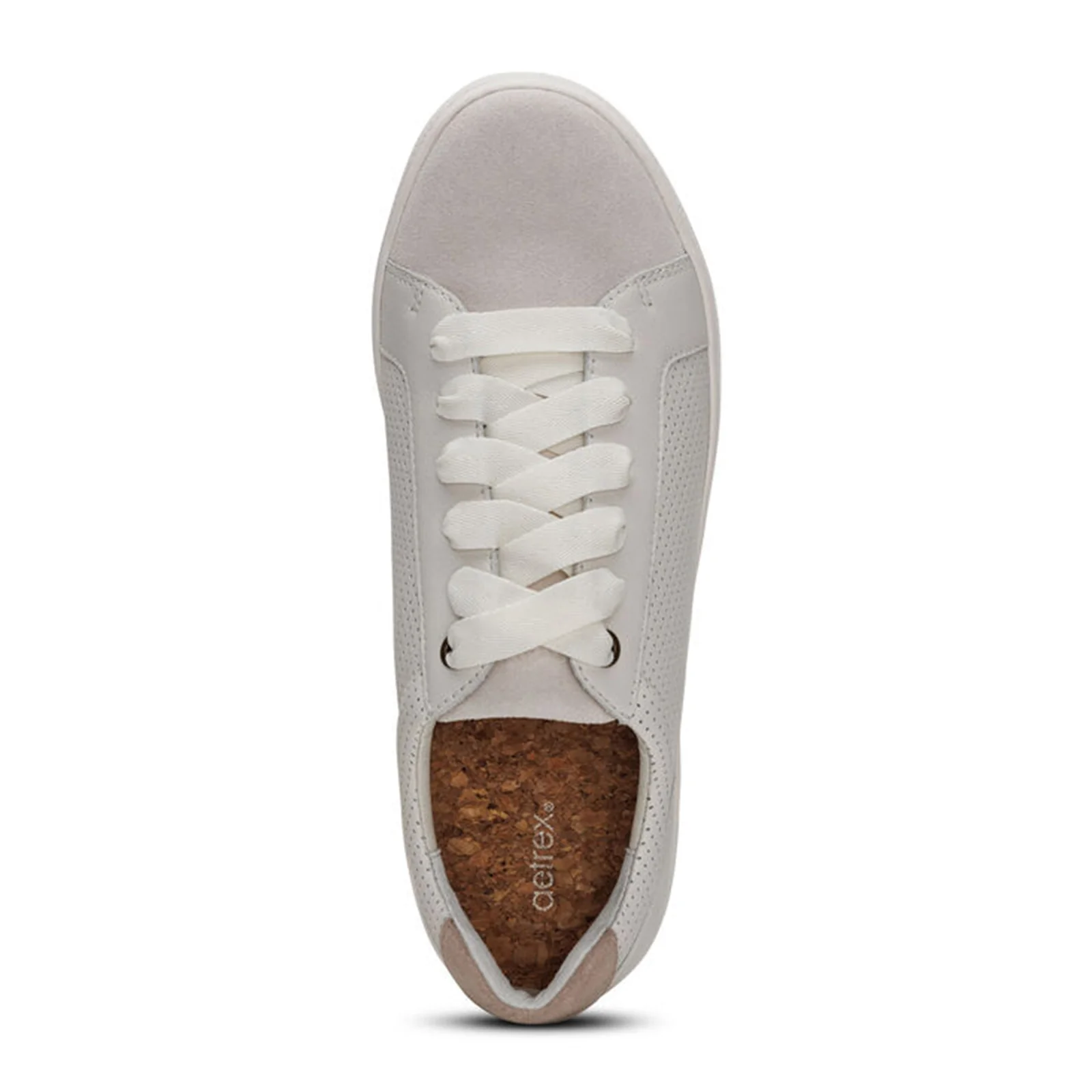 Aetrex Courtney Lace Up Sneaker (Women) - Chalk - Image 4