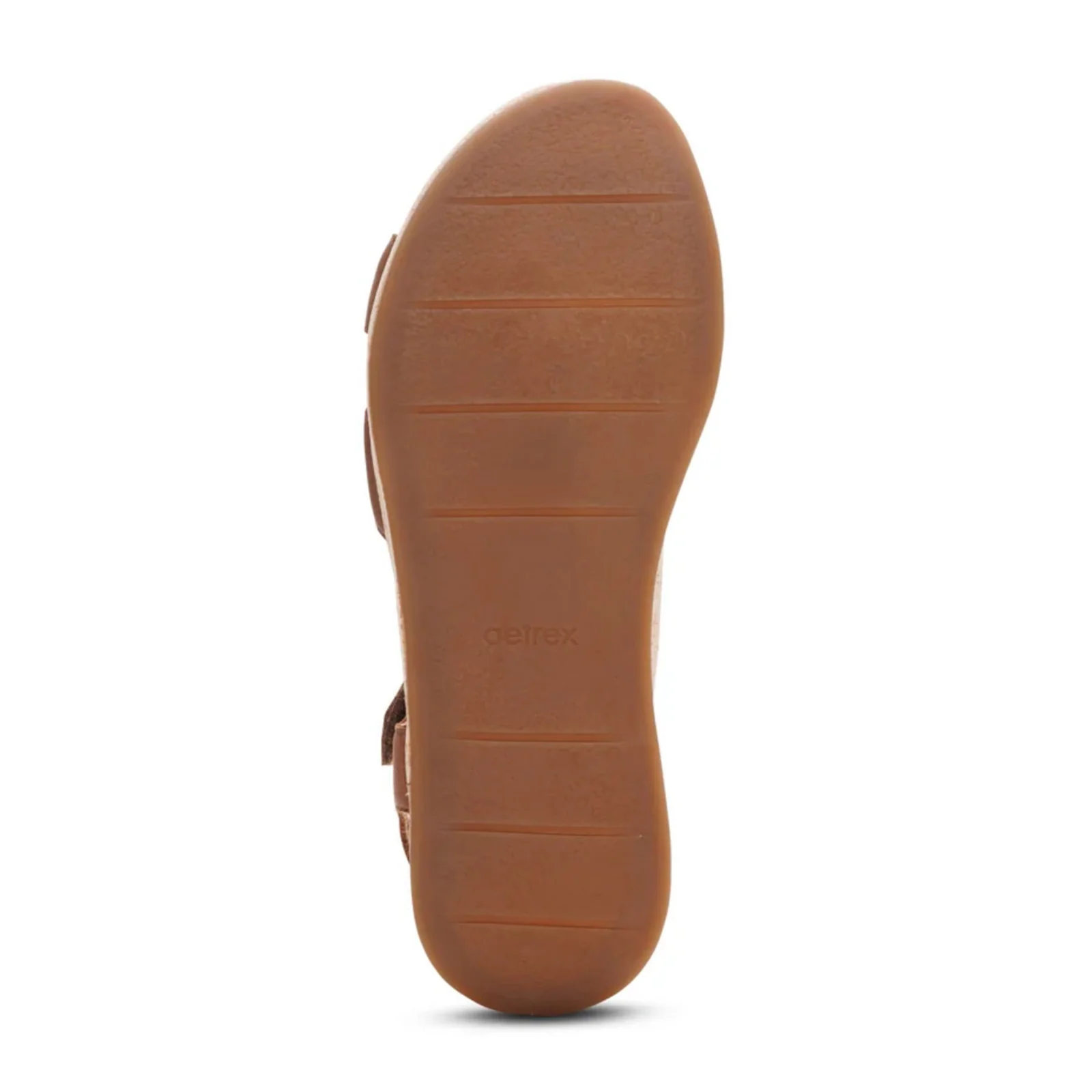 Aetrex Flora Wedge Sandal (Women) - Brown - Image 6