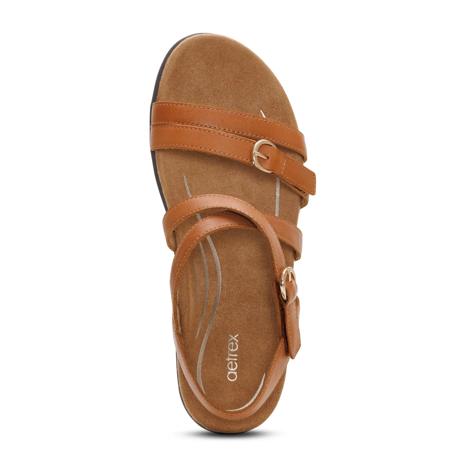 Aetrex Hadley Backstrap Sandal (Women) - Ginger - Image 5