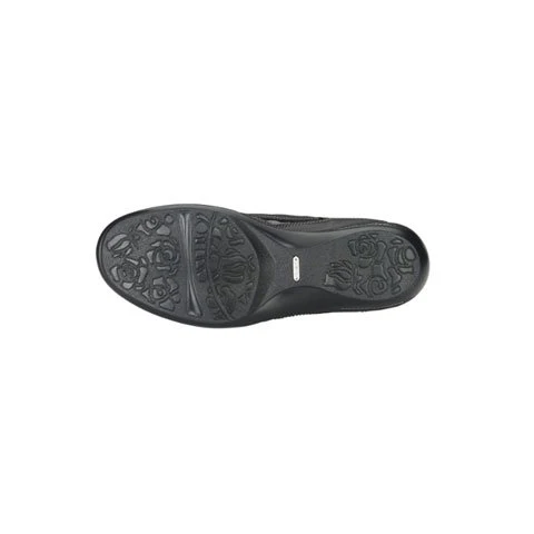 Aetrex Holly Lace Up (Women) - Black Leather - Image 4