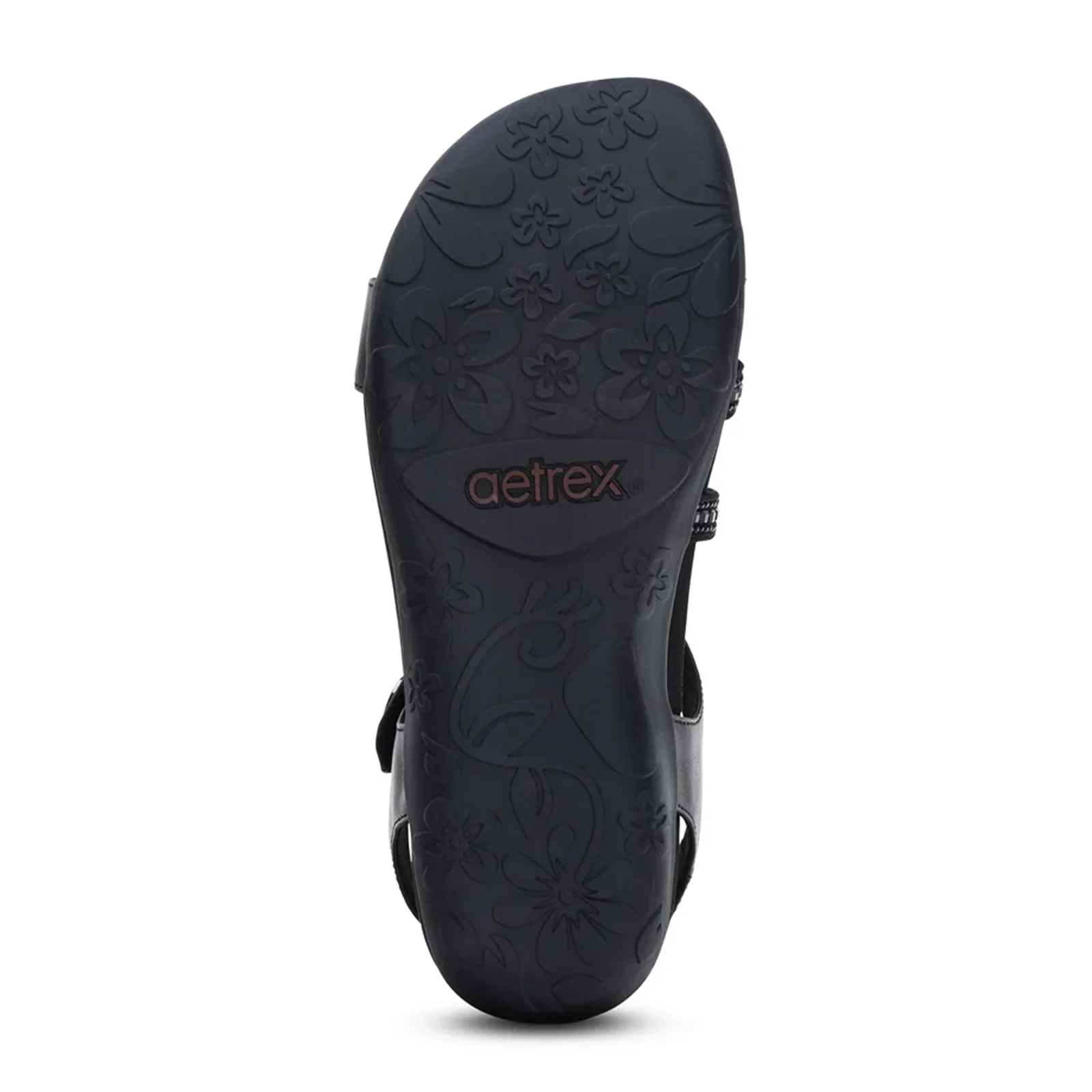 Aetrex Jess Backstrap Sandal (Women) - Black Sparkle - Image 6