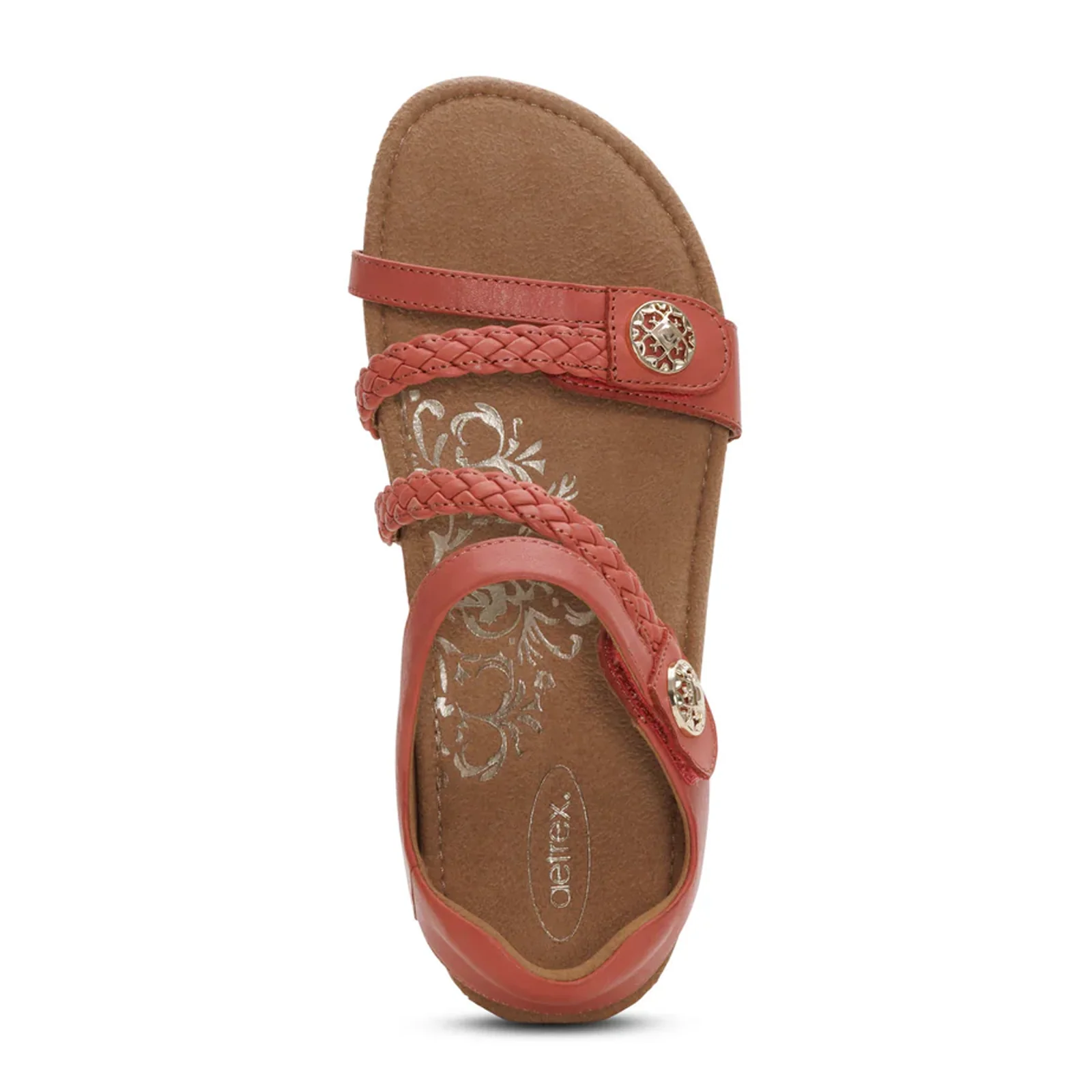 Aetrex Jillian Backstrap Sandal (Women) - Antique Rose - Image 5