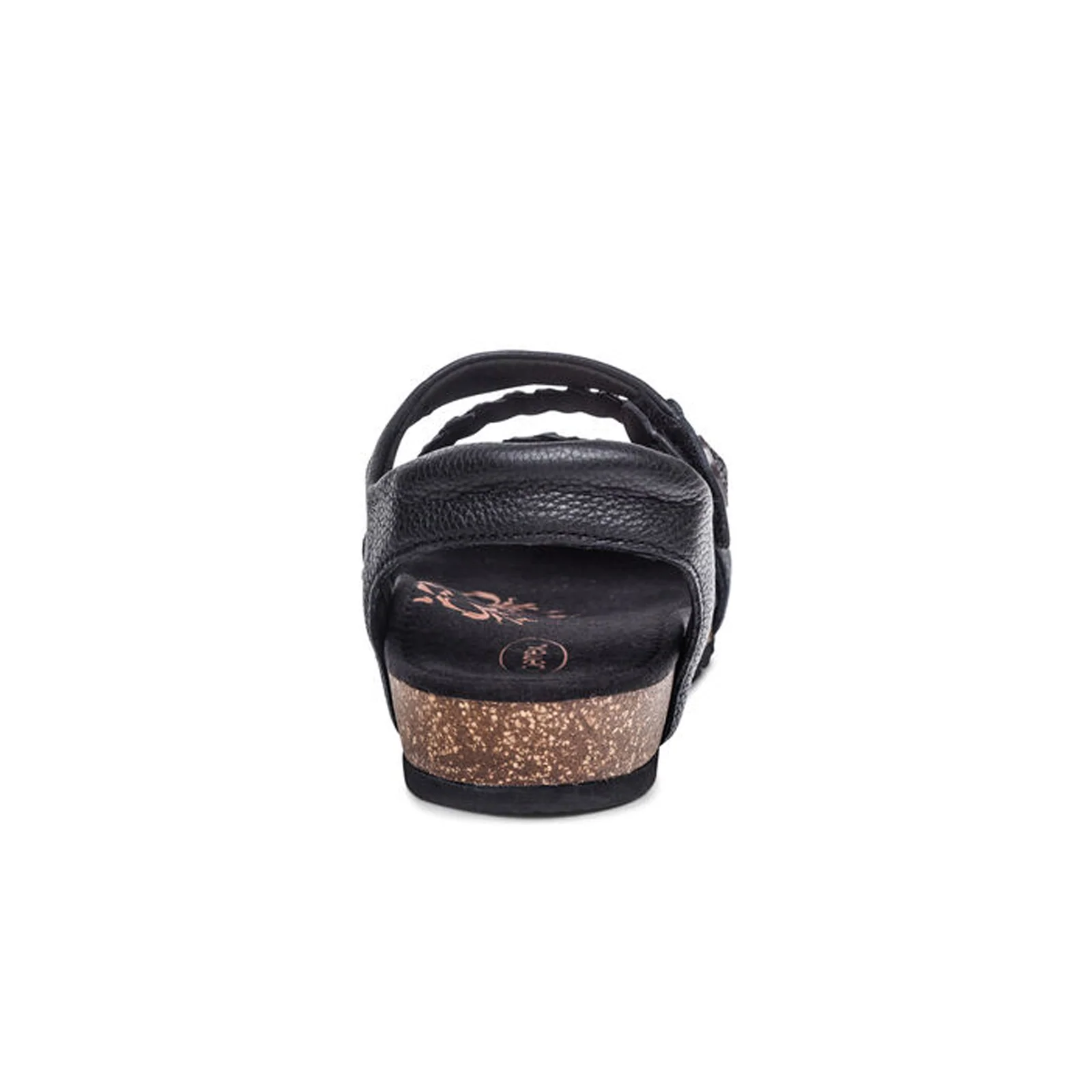 Aetrex Jillian Braided Backstrap Sandal (Women) - Black - Image 4