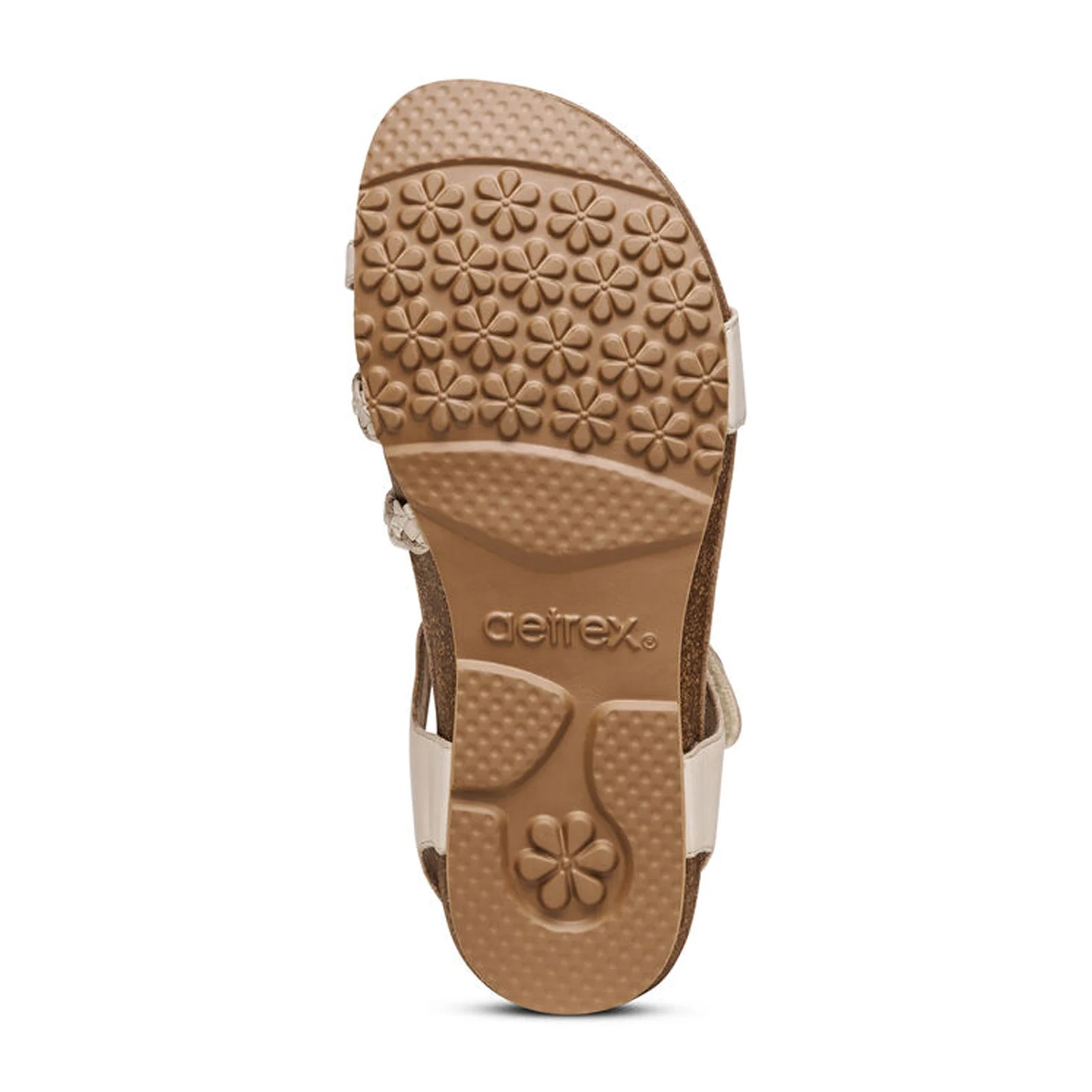 Aetrex Jillian Braided Backstrap Sandal (Women) - Ivory - Image 6
