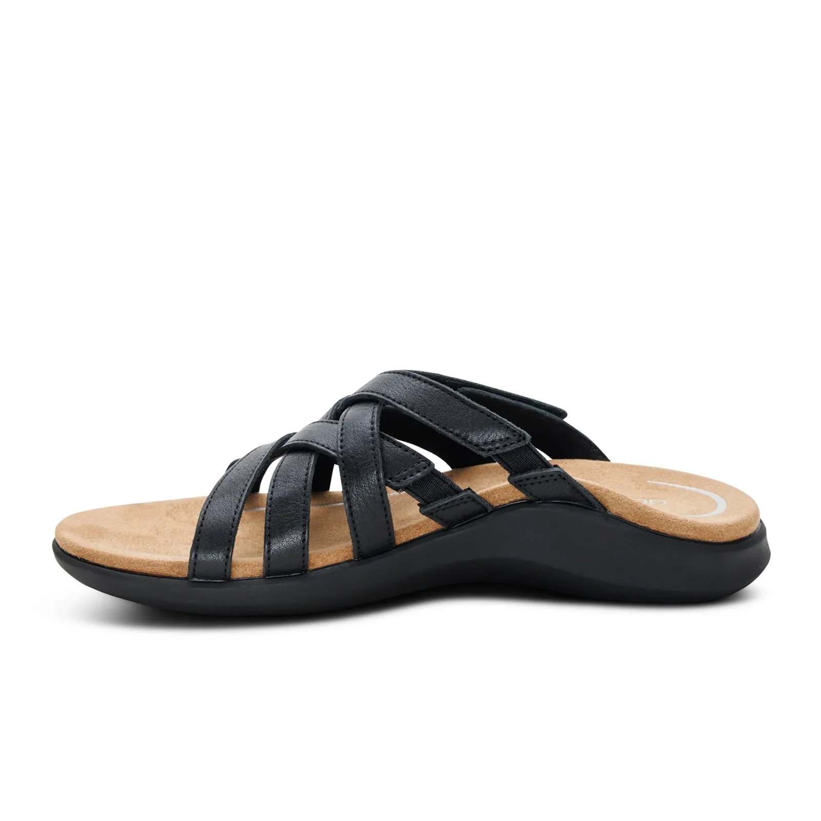 Aetrex Kasey Slide Sandal (Women) - Black - Image 2