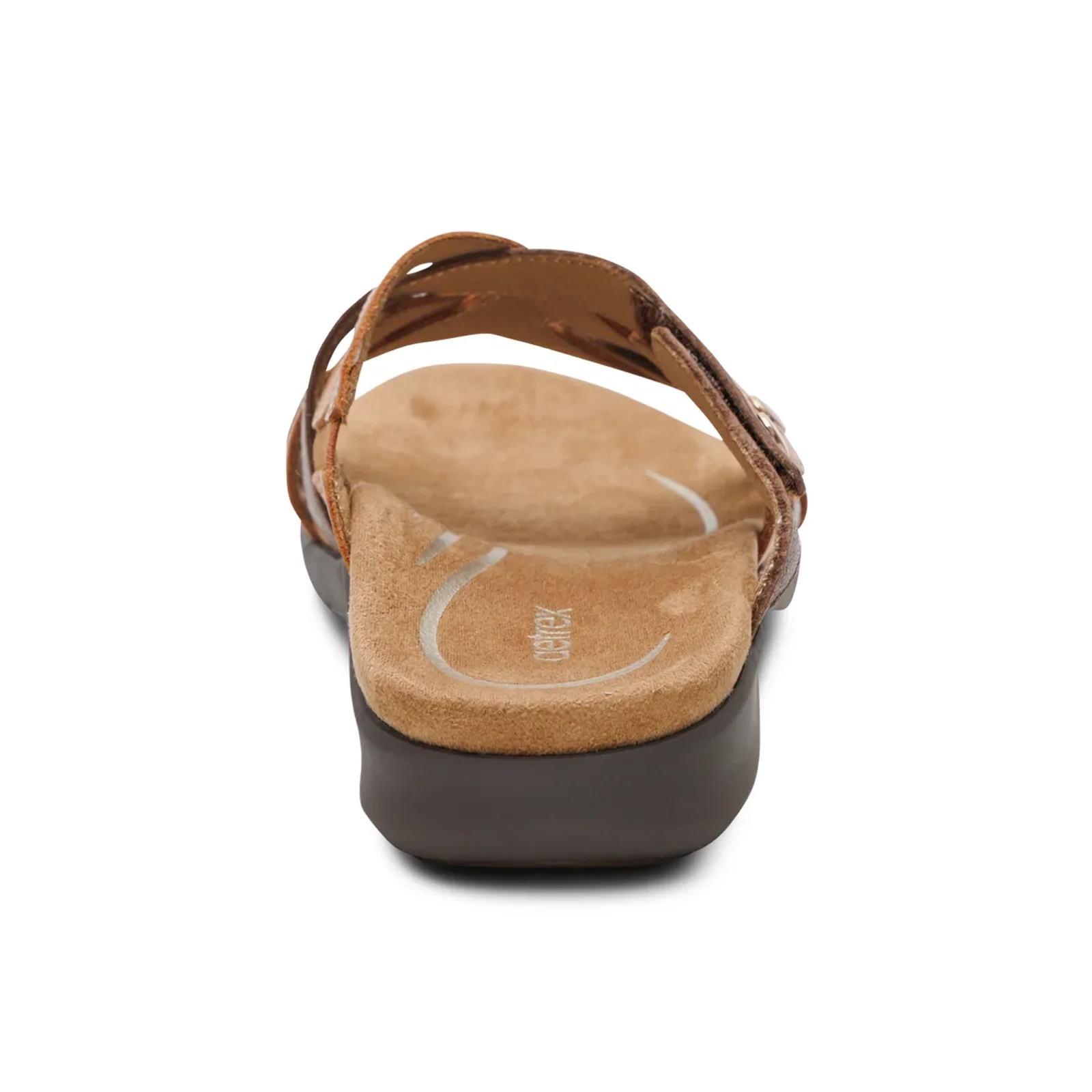 Aetrex Kasey Slide Sandal (Women) - Tan Multi - Image 4