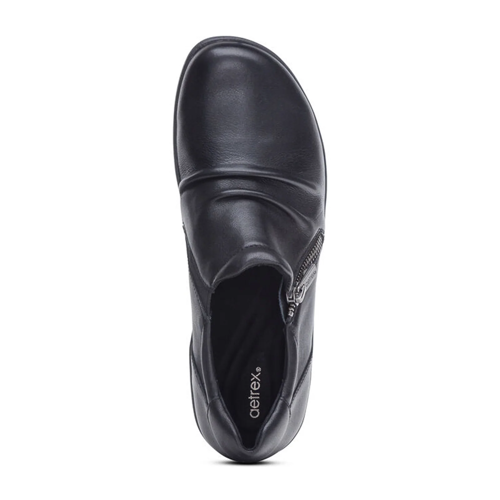 Aetrex Katie Zip Loafer (Women) - Black - Image 5