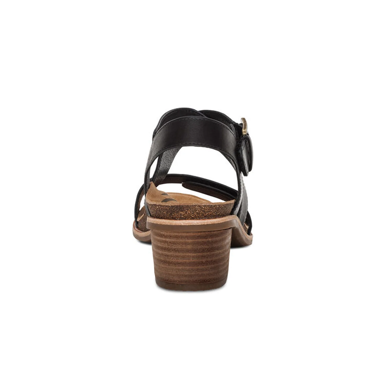 Aetrex Kristin Heeled Sandal (Women) - Black Leather - Image 4
