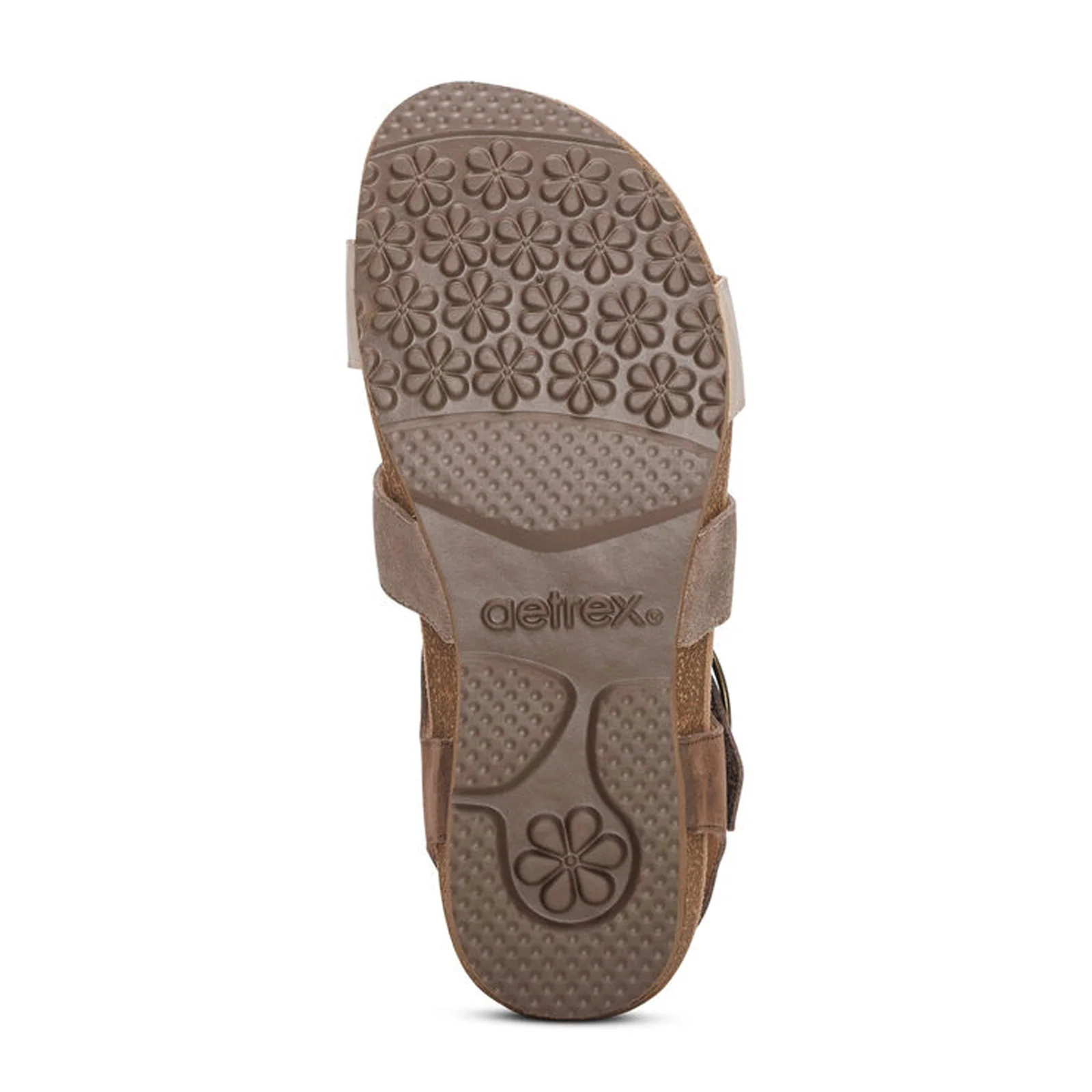Aetrex Lilly Backstrap Sandal (Women) - Taupe - Image 6
