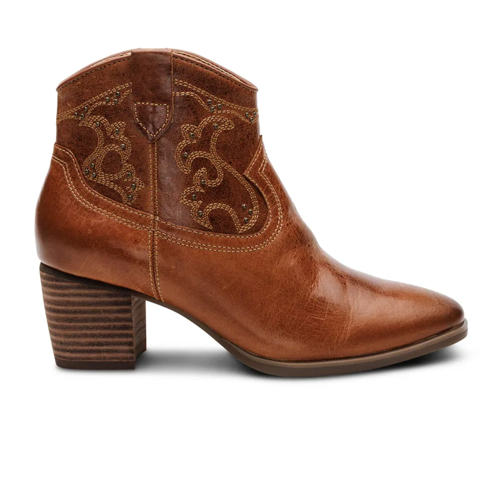 Aetrex Reagan Boot (Women) - Cognac