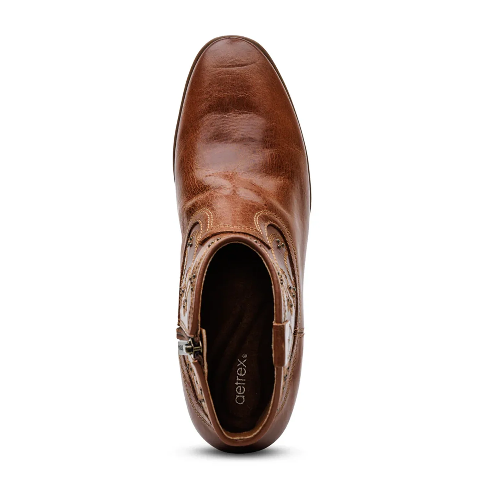 Aetrex Reagan Boot (Women) - Cognac - Image 5