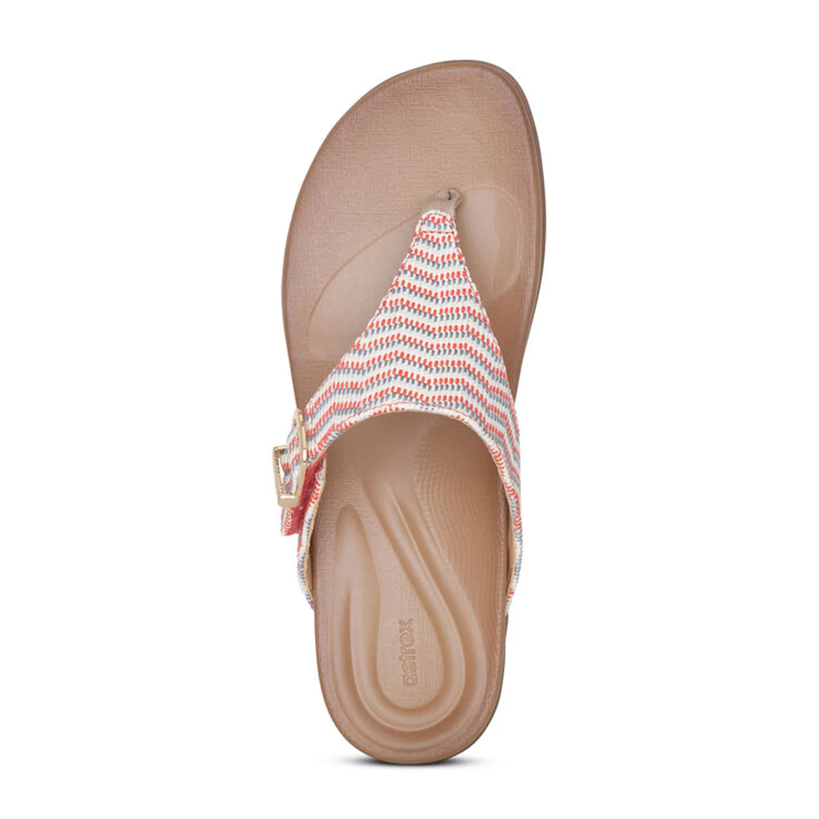 Aetrex Rita Sandal (Women) - Coral - Image 4