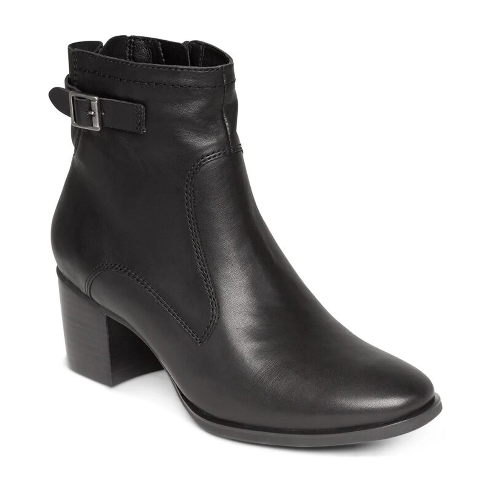 Aetrex Rubi Heeled Ankle Boot (Women) - Black - Image 3
