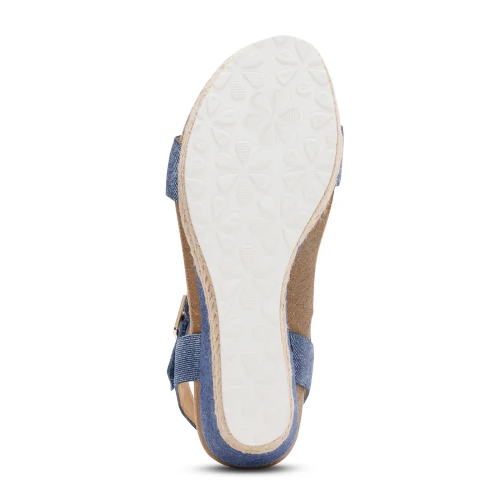 Aetrex Sydney Wedge Sandal (Women) - Denim - Image 6