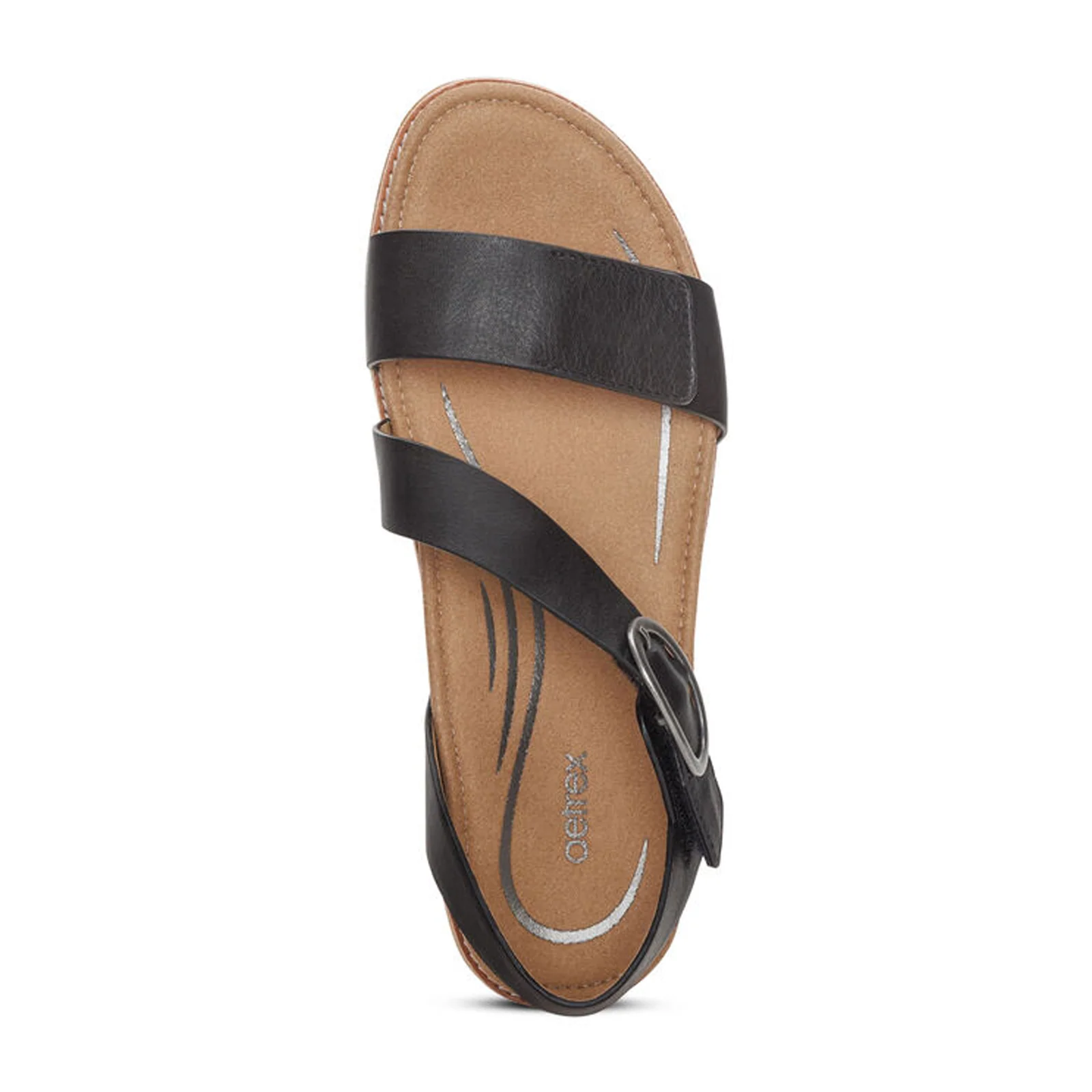Aetrex Tamara Backstrap Sandal (Women) - Black - Image 5