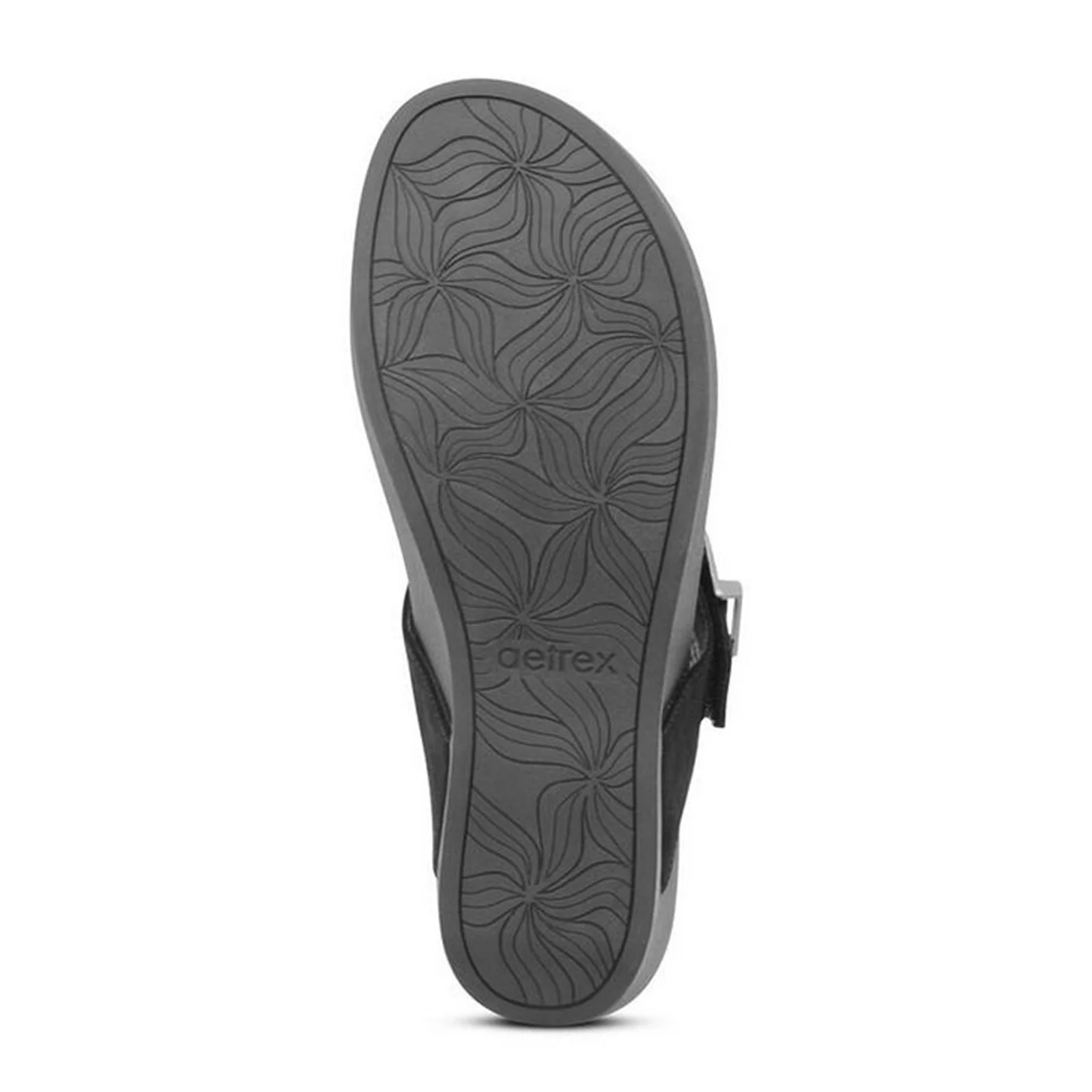 Aetrex Tasha Wedge Sandal (Women) - Black - Image 5