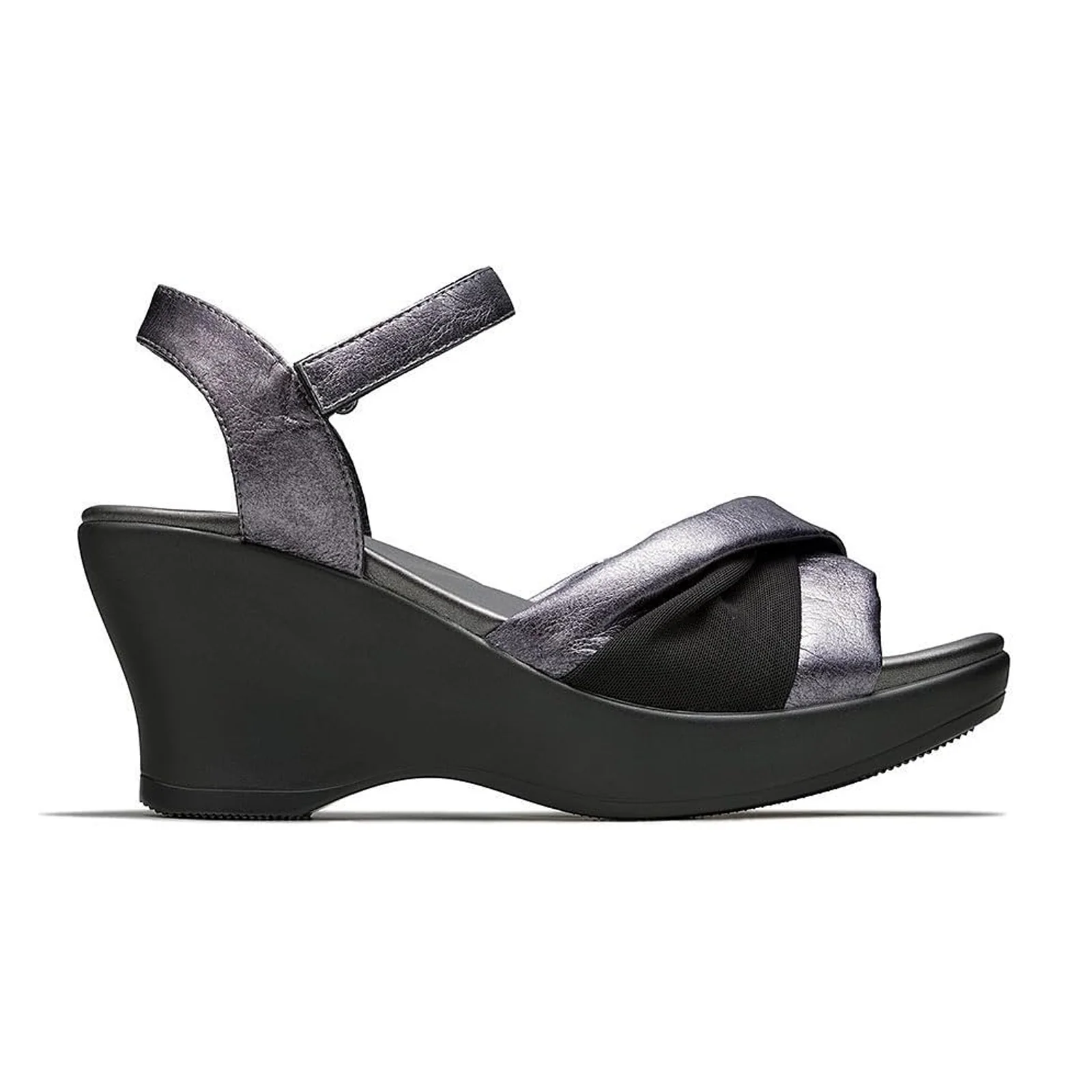 Akaishi Miwa Wedge Sandal (Women) - Silver - Image 2