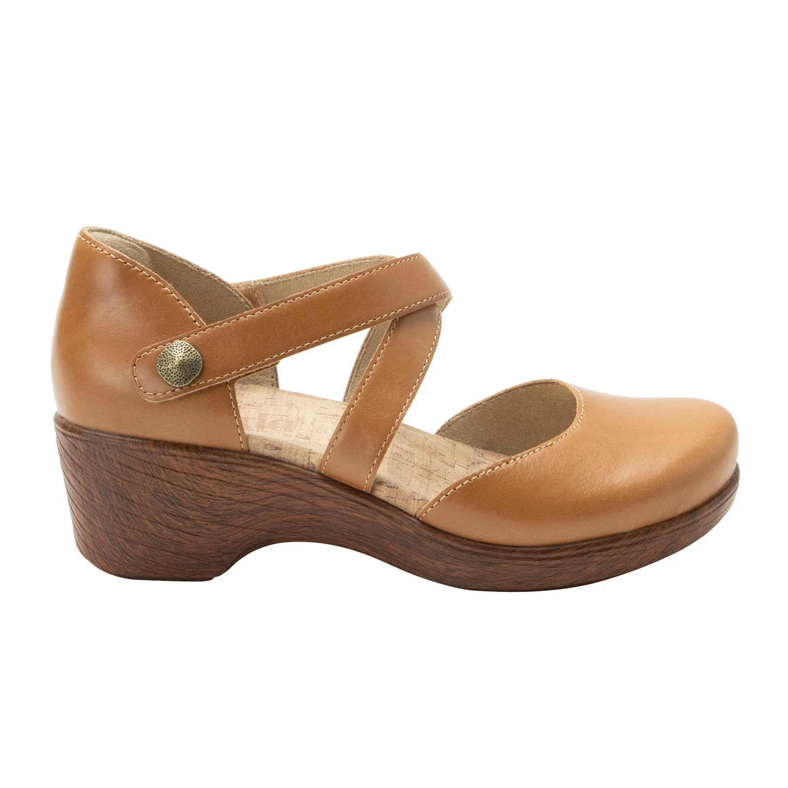 Alegria Savina Heeled Sandal (Women) - Latte