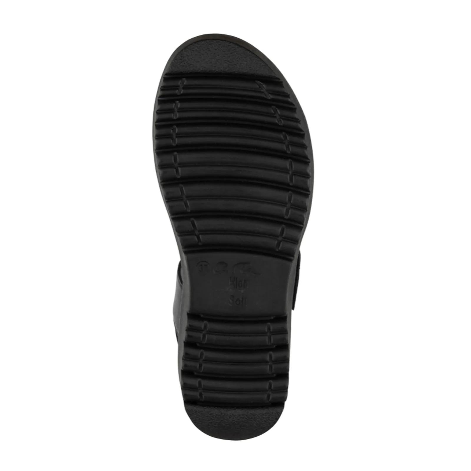 Ara Bayview Wedge Sandal (Women) - Black Nappa Leather - Image 7