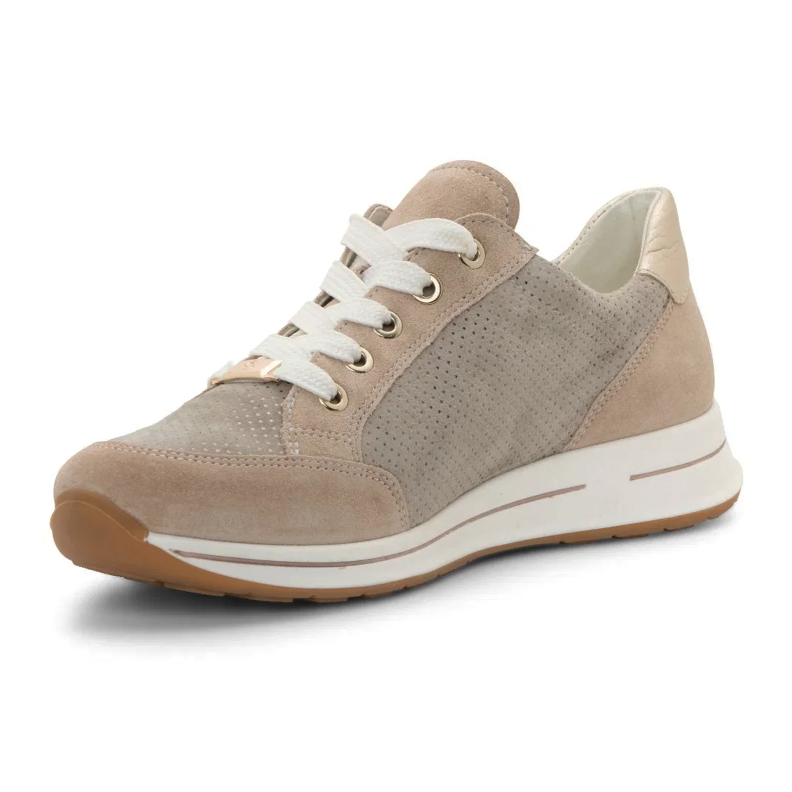 Ara Oleanna Sneaker (Women) - Sand/Platinum Suede - Image 2