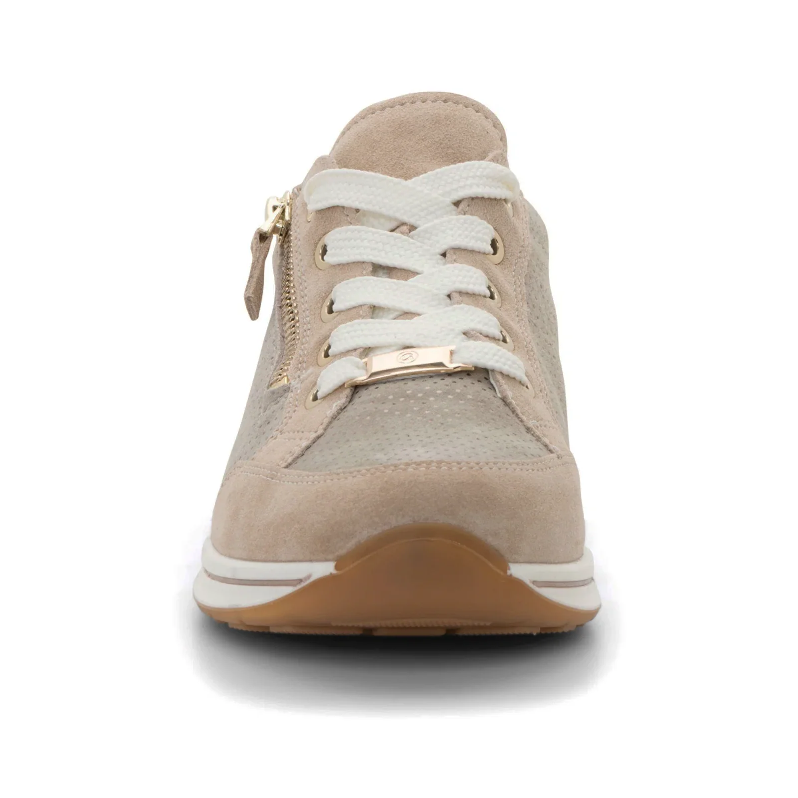Ara Oleanna Sneaker (Women) - Sand/Platinum Suede - Image 4