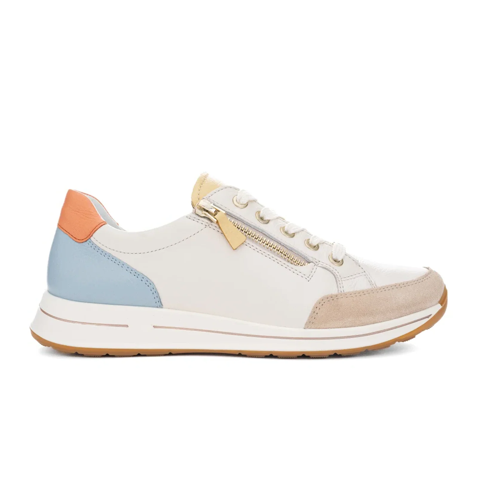 Ara Oleanna Sneaker (Women) - Cream/Vanilla/Aqua/Peach