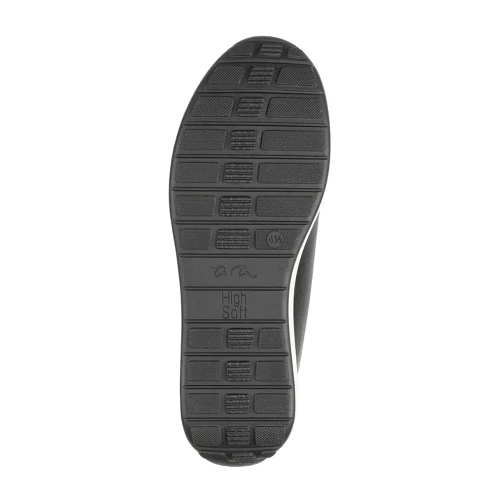 Ara Ollie Side Zip Lace Up Sneaker (Women) - Black Leather - Image 5