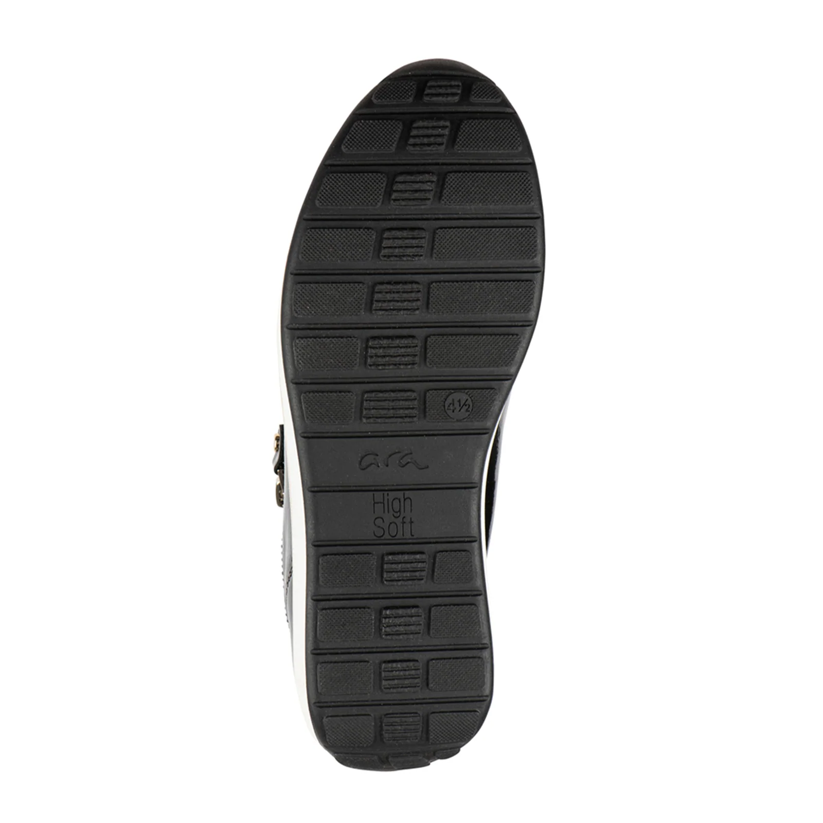 Ara Ollie Side Zip Lace Up Sneaker (Women) - Black Patent - Image 8