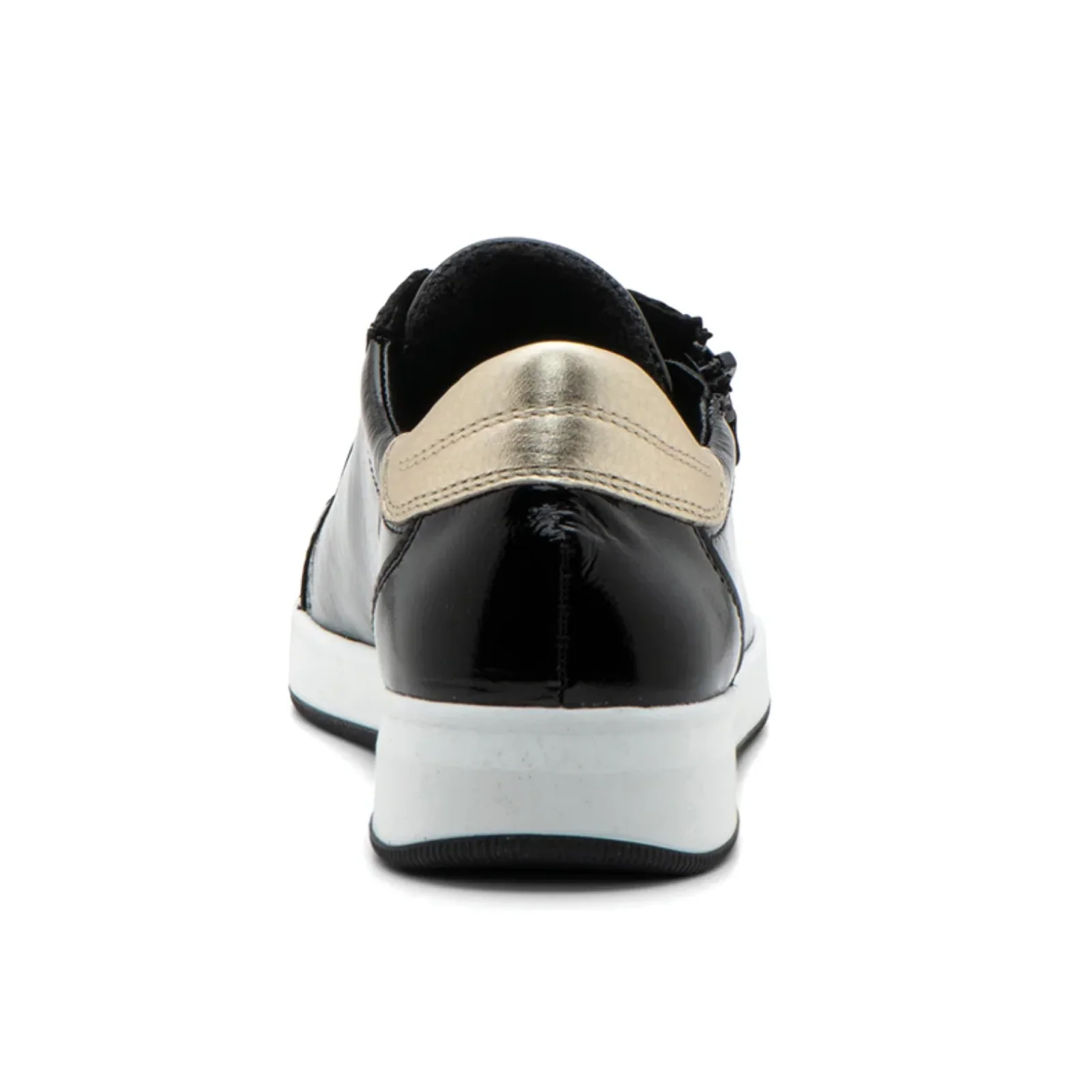 Ara Rei-Low Sneaker (Women) - Black Patent - Image 5