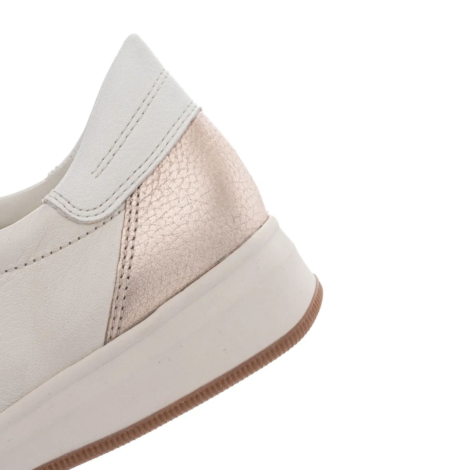 Ara Rei-Low Sneaker (Women) - Cream Calf/Sand Metallic - Image 7
