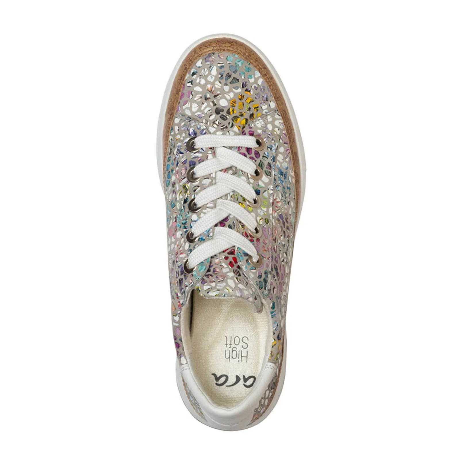 Ara Rem Sneaker (Women) - Natural/Stone/White Kork - Image 6