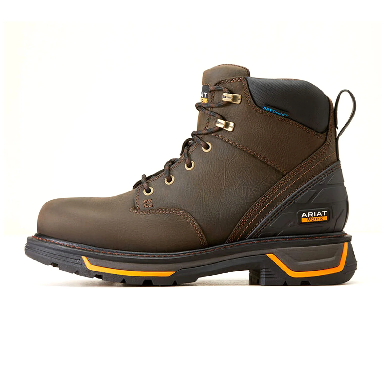 Ariat MNS Big Rig 6" Waterproof Soft Toe Work Boot (Men) - Iron Coffee - Image 3
