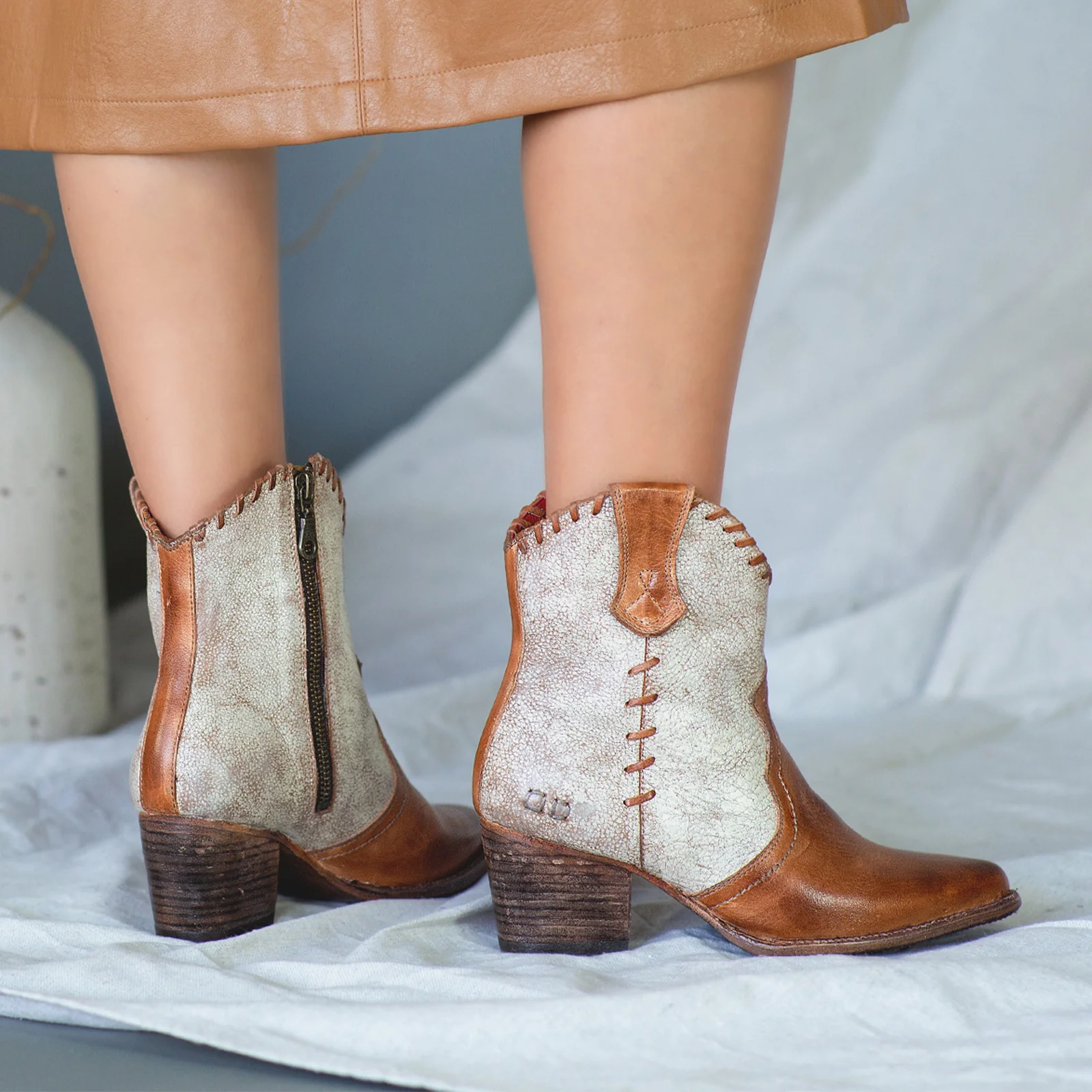 Bed Stu Baila II Ankle Boot (Women) - Tan Rustic Nectar Lux - Image 5