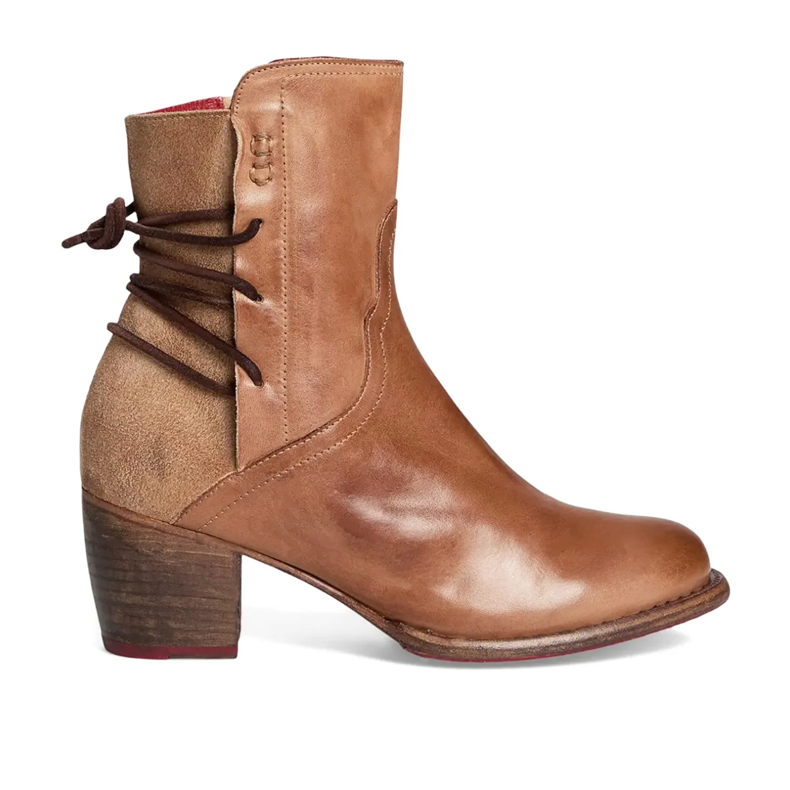 Bed Stu Cable Boot (Women) - Tan Rustic/Oats Suede