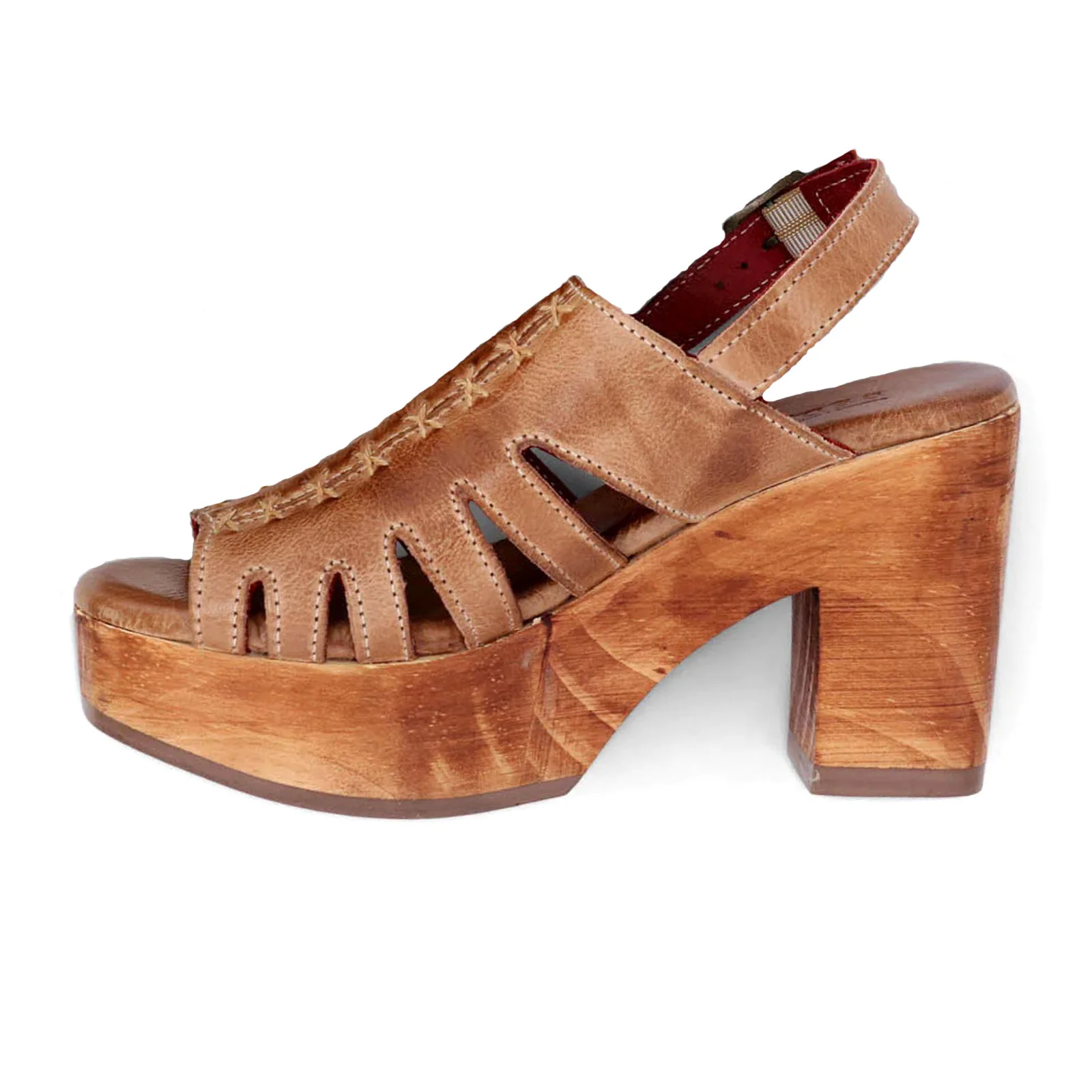 Bed Stu Fontella Heeled Sandal (Women) - Tan Rustic - Image 2