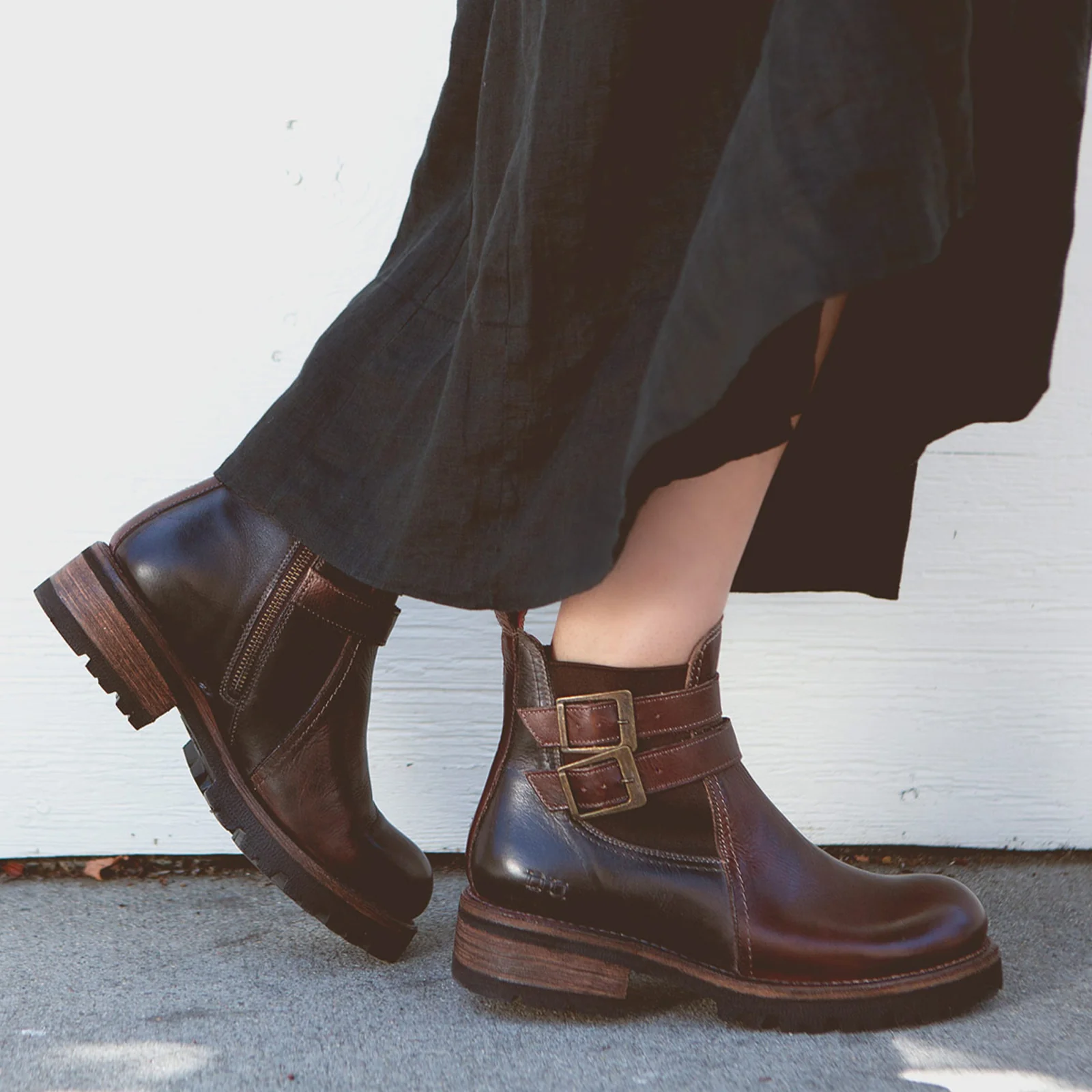 Bed Stu Ginger II Ankle Boot (Women) - Teak Rustic/Black Rustic - Image 5