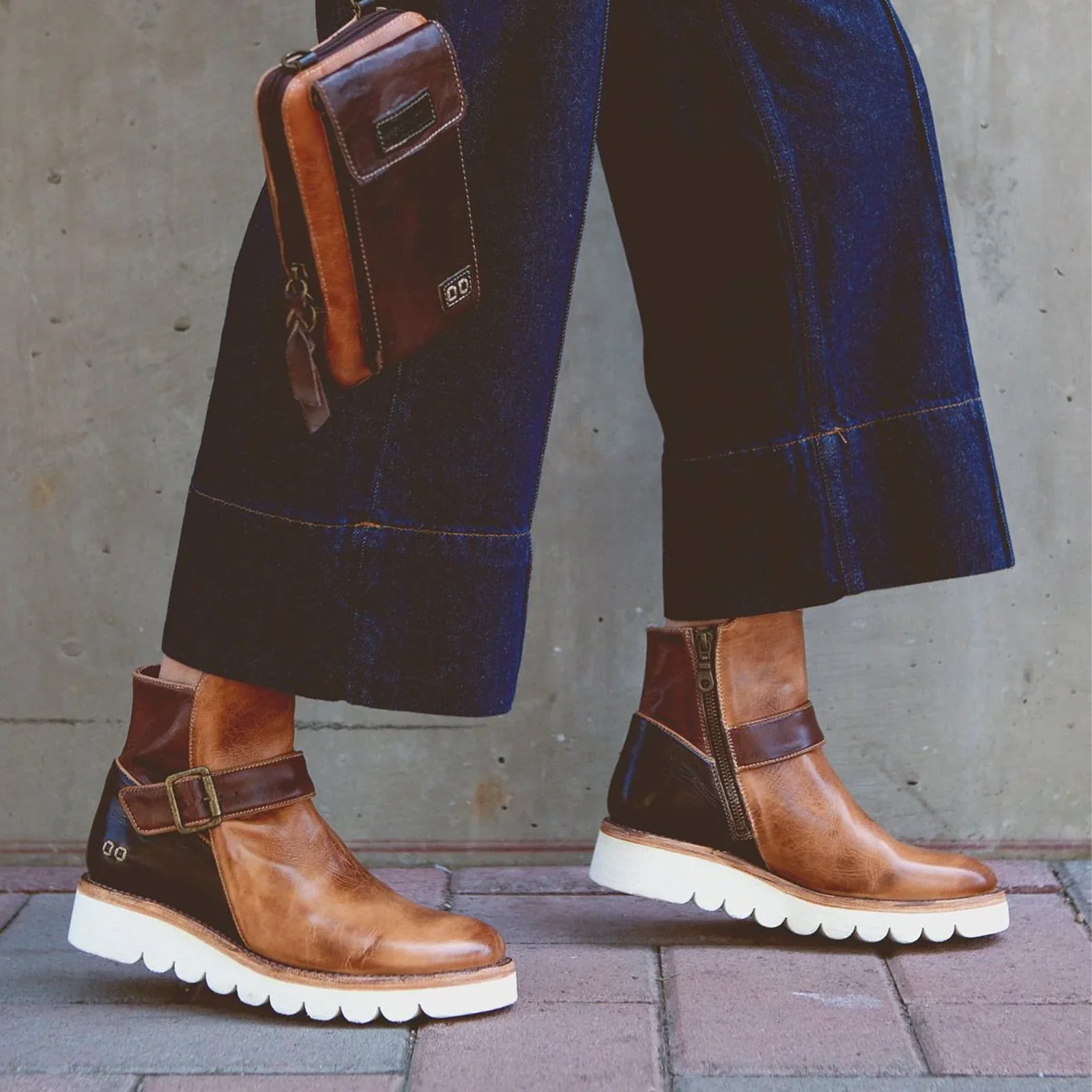 Bed Stu Nudge II Ankle Boot (Women) - Cold Brew Rustic - Image 7