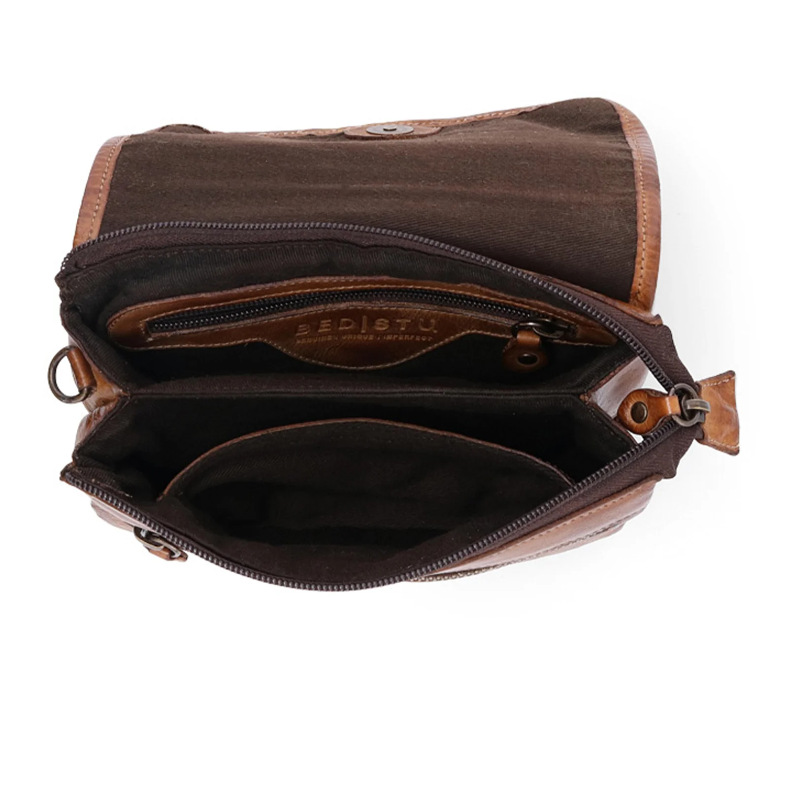 Bed Stu Ziggy Crossbody Bag - Tan Rustic - Image 3