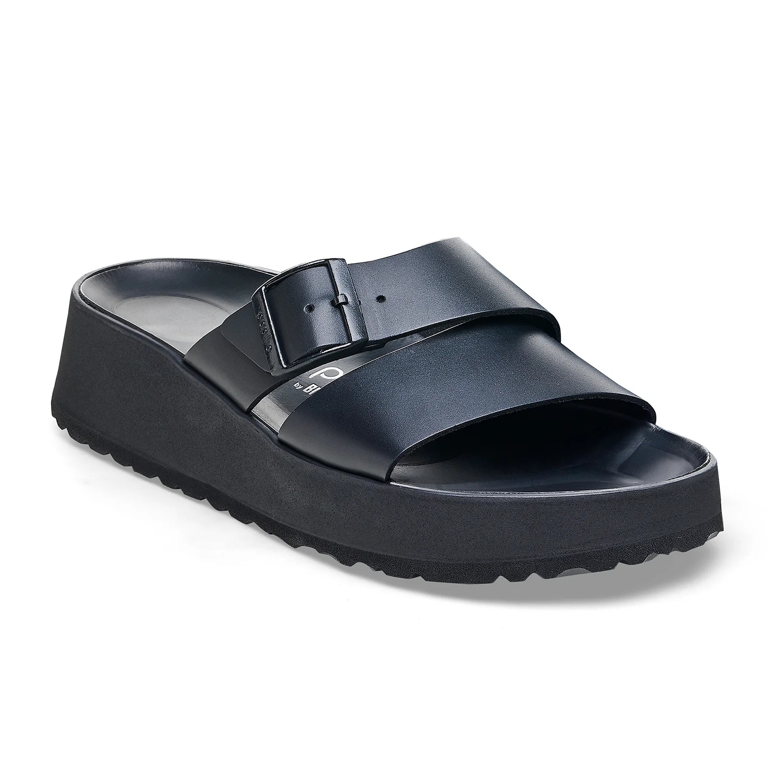 Birkenstock Almina Narrow Slide Sandal (Women) - Black Leather
